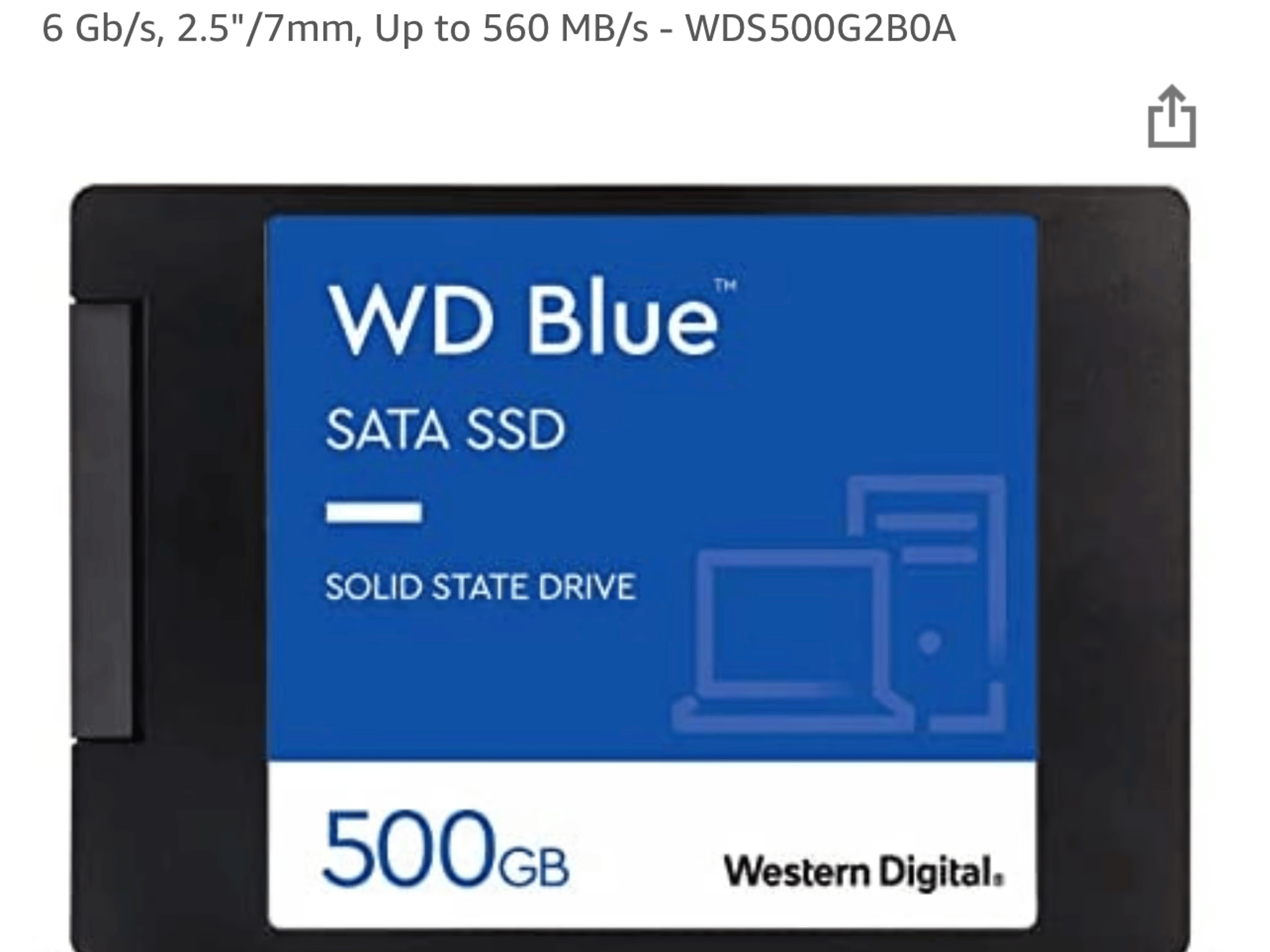 Western Digital 500GB WD Blue 