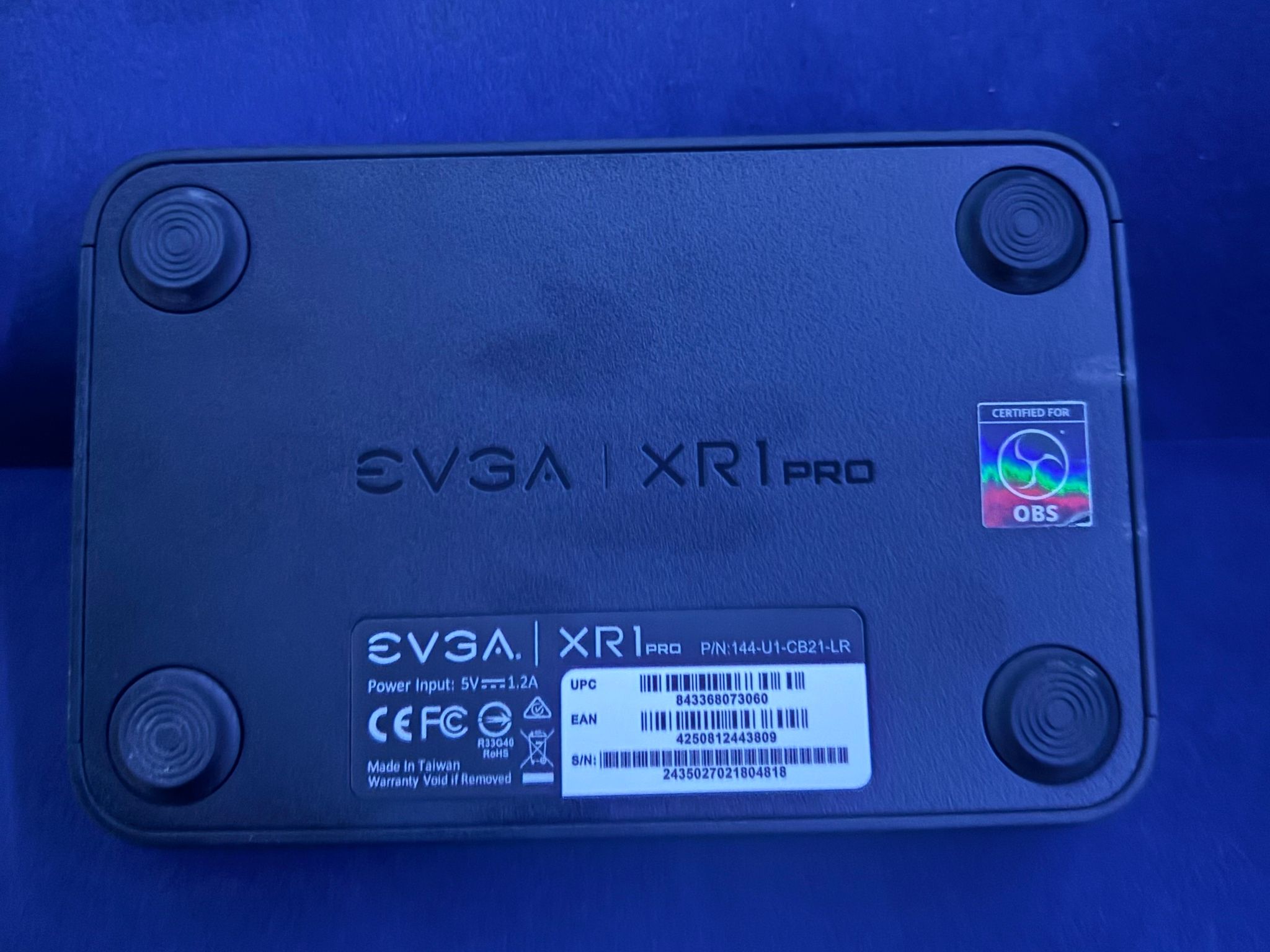 EVGA XR1 Pro External Capture Card