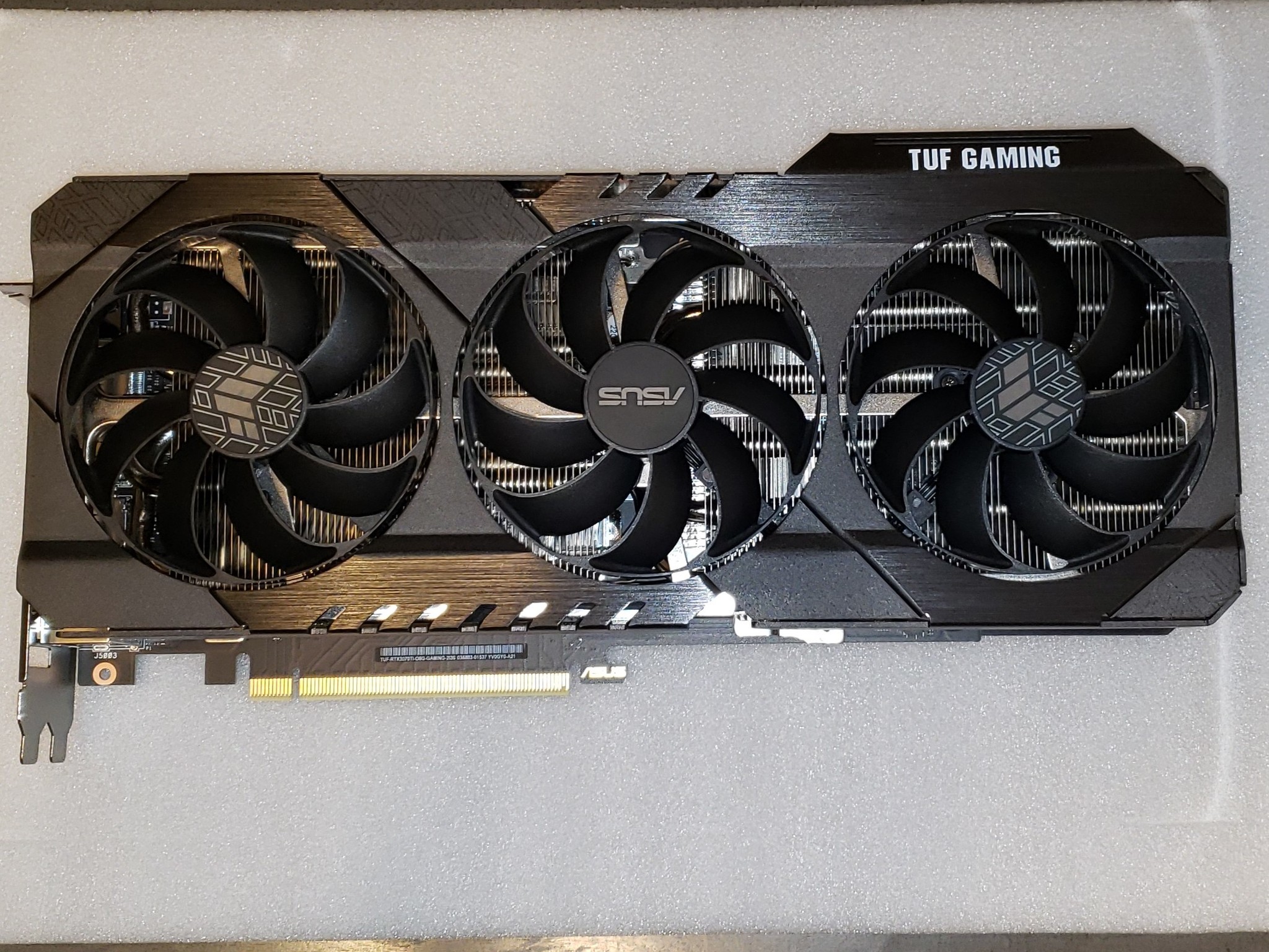 ASUS TUF Gaming 3070 Ti 8GB GPU for sale - Used - Like New
