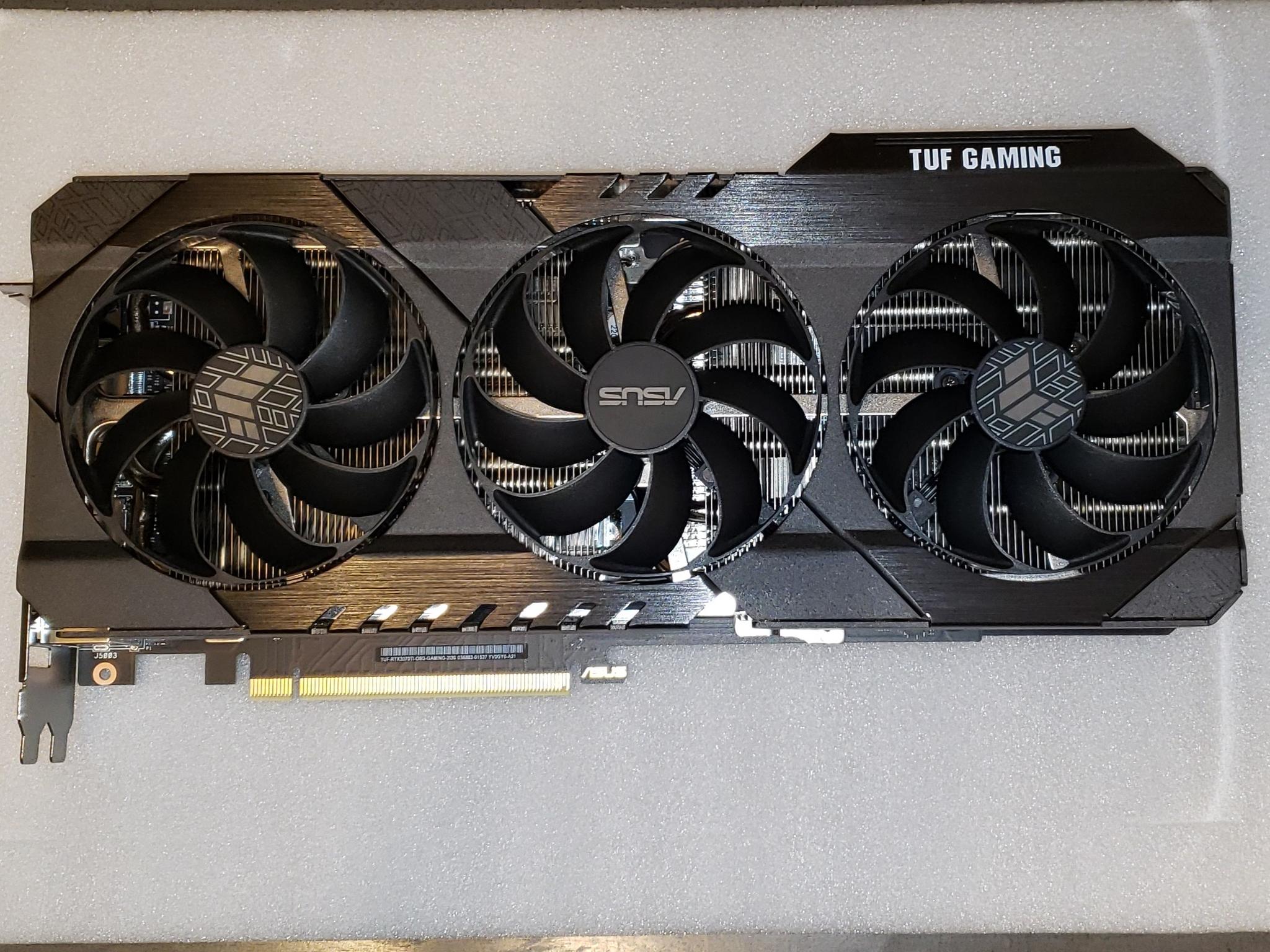ASUS TUF Gaming 3070 Ti 8GB GPU for sale - Used - Like New