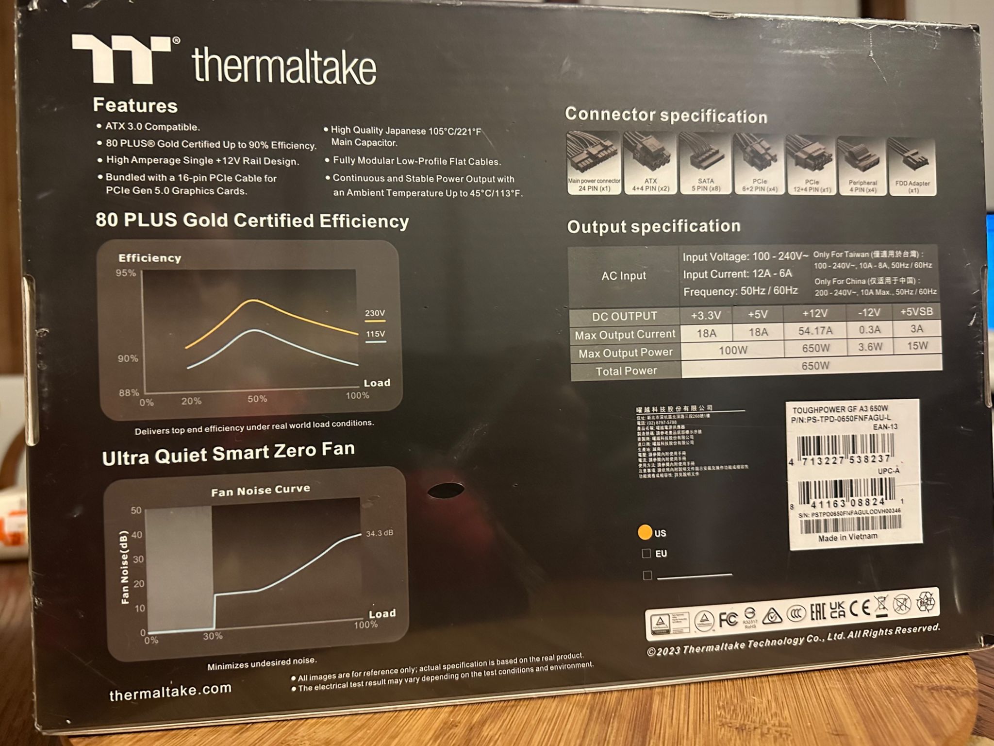 Thermaltake TOUGHPOWER GF A3 Gold 650W - TT Premium Edition