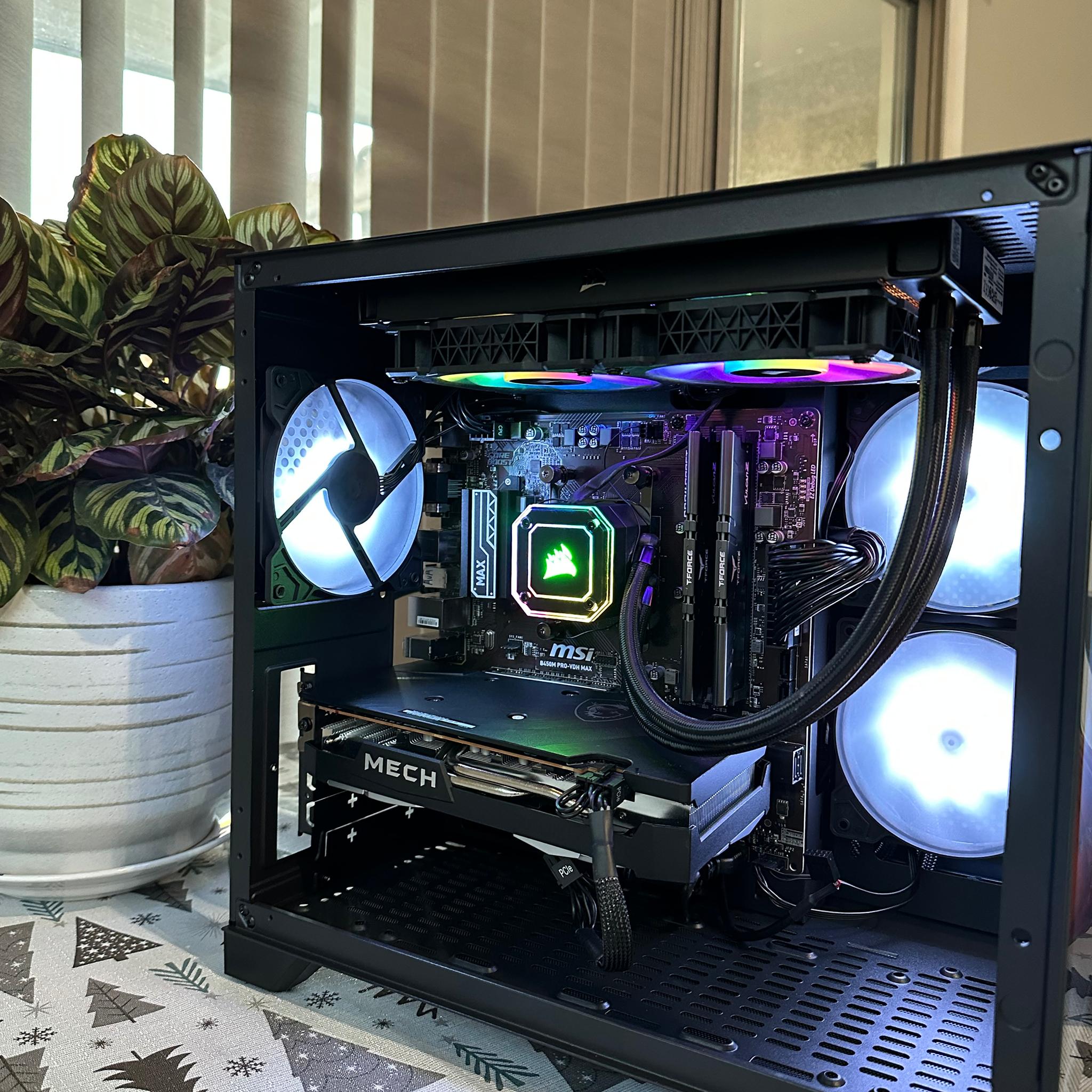 🔥🔥New prebuilt gaming pc Ryzen 9 3900x / 980 pro 1 TB SSD / 16 GB DDR4 /  Radeon RX 6600 XT MECH 🔥🔥