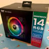 BNIB SWAFAN EX 14 RGB PC Cooling Thermaltake Fan, 3 Fans