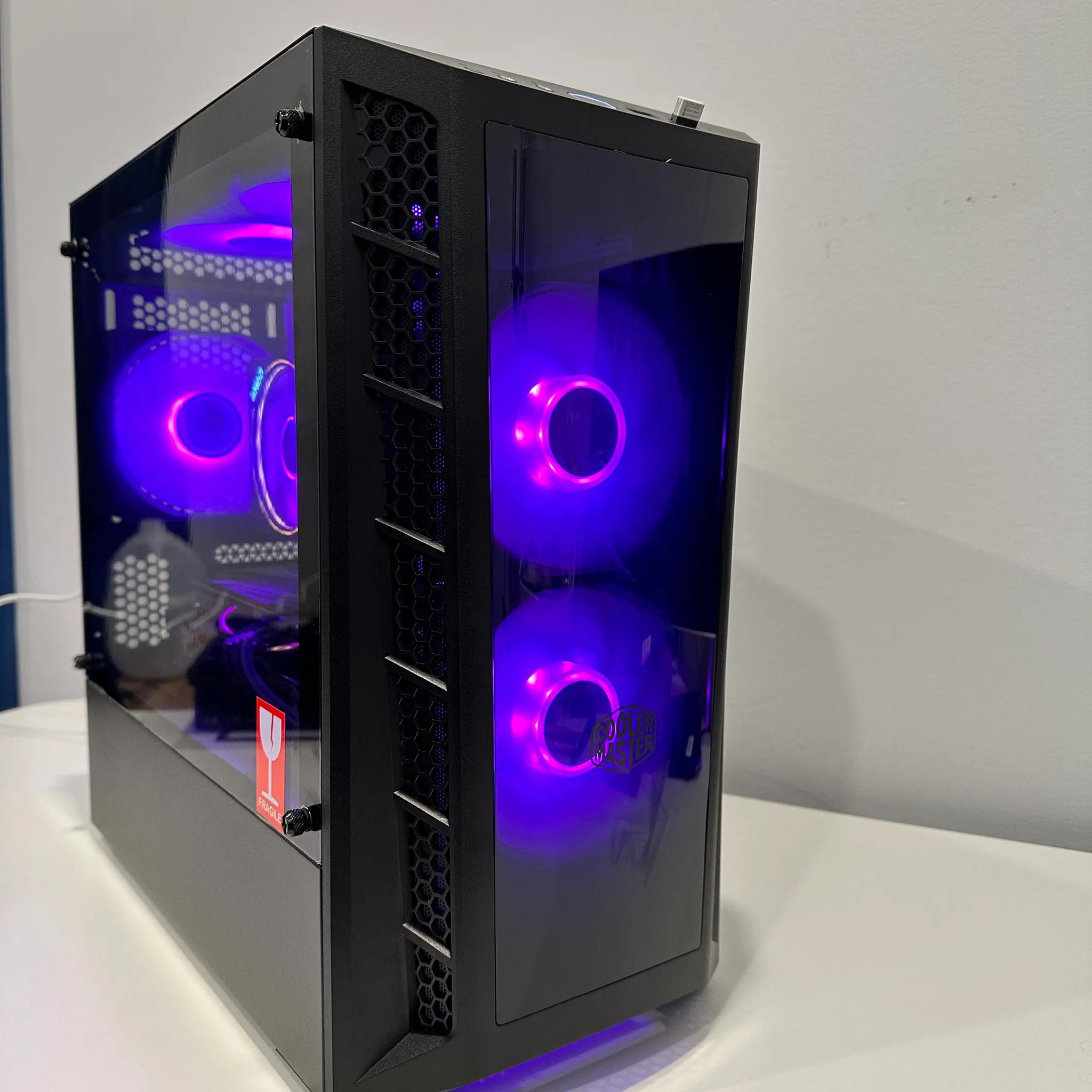 ⚫️🐆Black Panther⚫️🐆 ||Gaming PC-Ryzen 5 5500 6-Core -AMD RX 6600  8GB-1TB NVME SSD-16GB DDR4 RAM