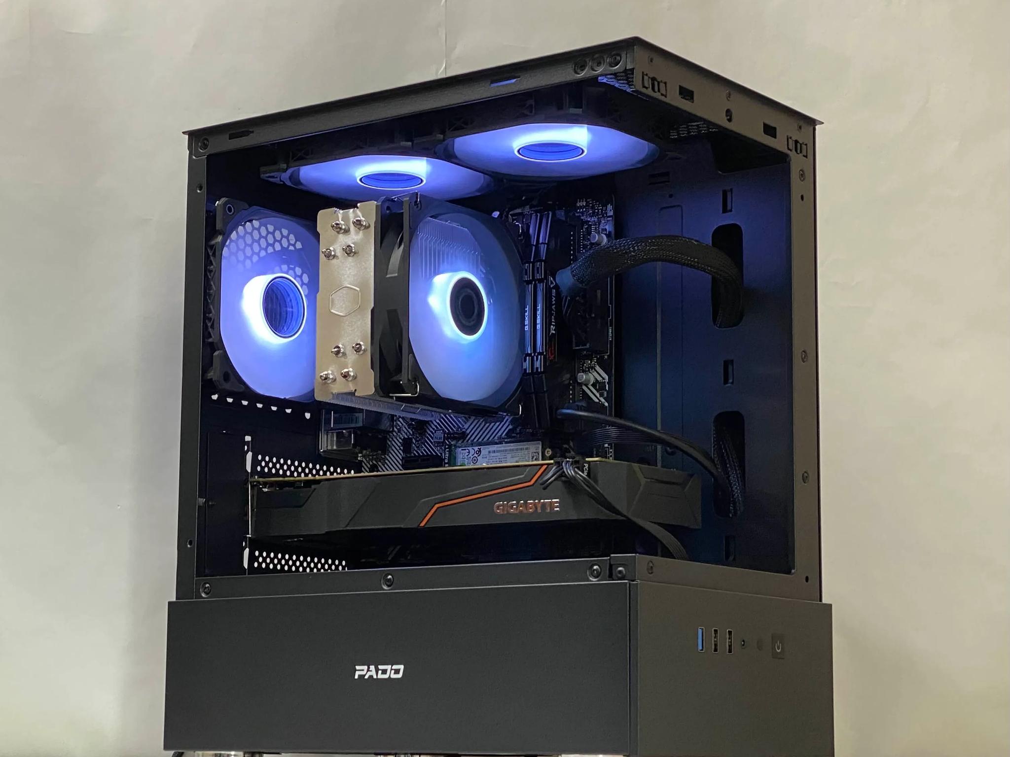 GTX 1080, Ryzen 5 2600, 16GB DDR4, 512GB NVMe SSD, WiFi - Gaming PC