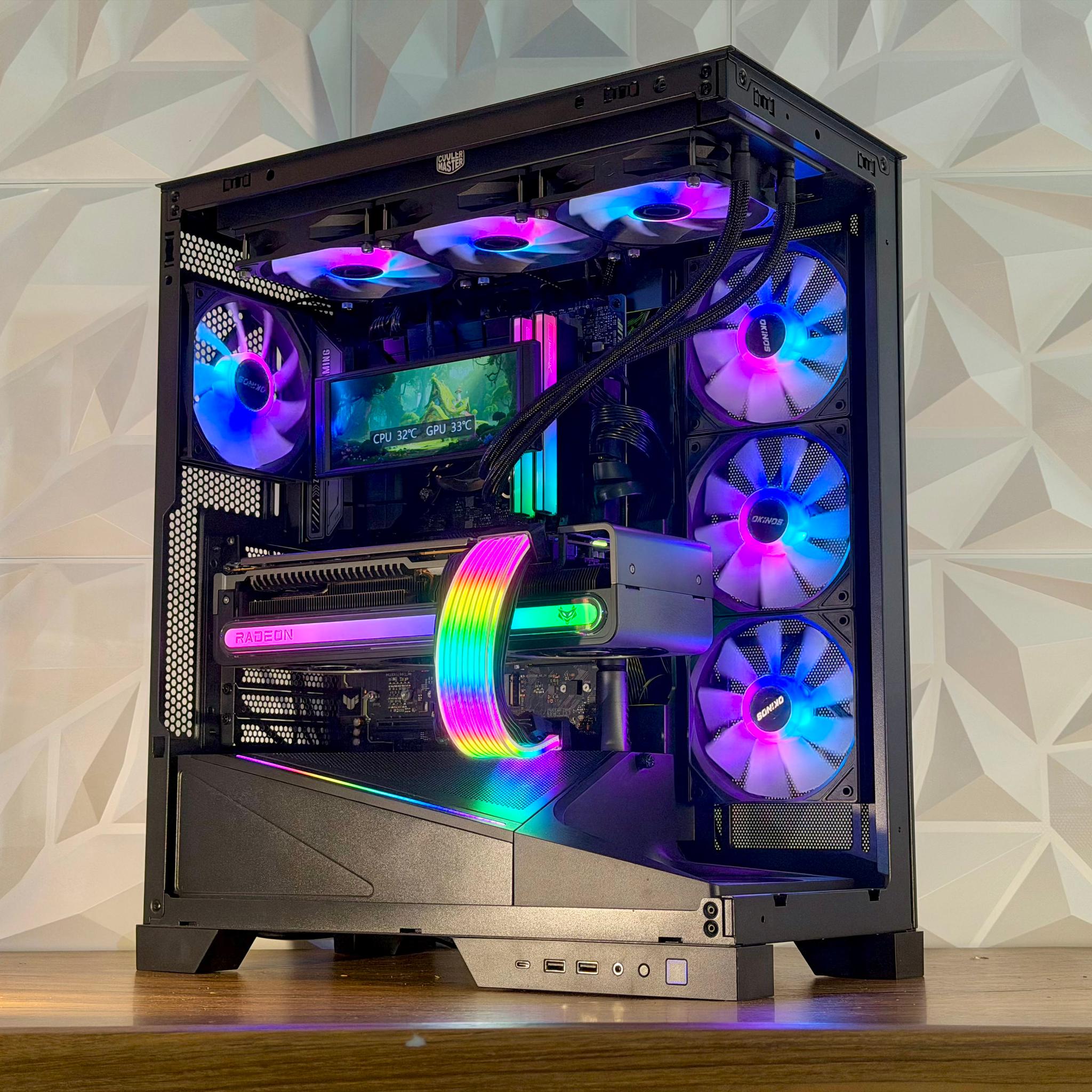 i9-13900K | RX 7900 XTX | 32GB DDR5| 2TB NVMe | LCD | Windows 11 Pro 🌊"🌊 “AQUA OVERDRIVE” PC