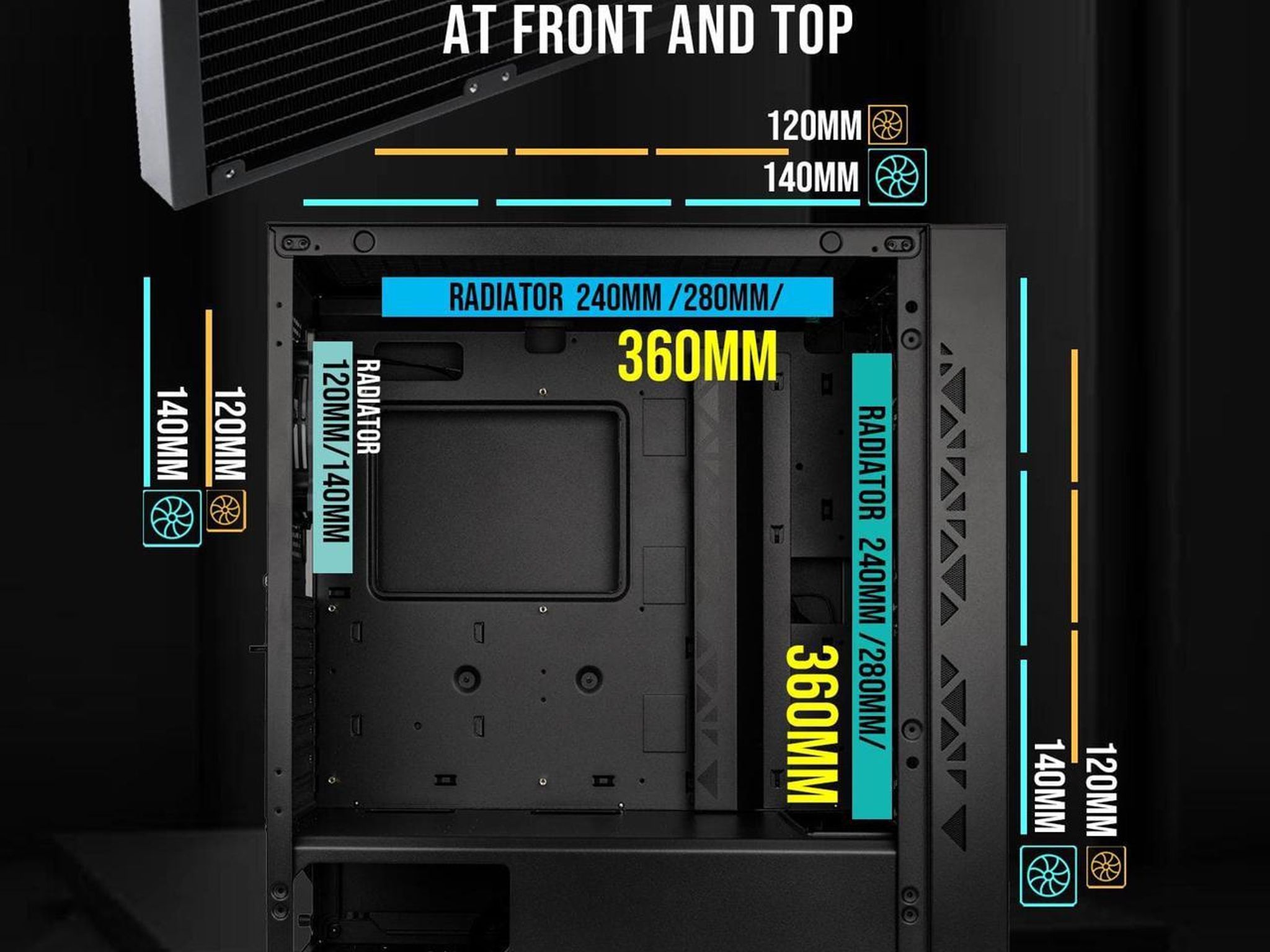 BitFenix Tracery EATX PC Gaming Case (Black)