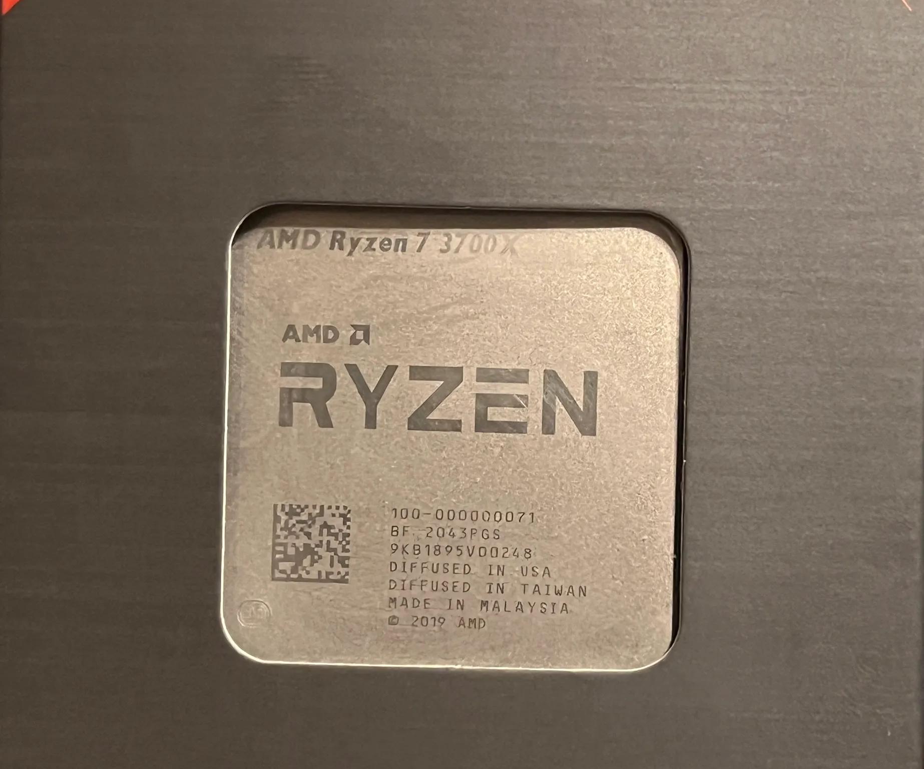 AMD Ryzen 7 3700x