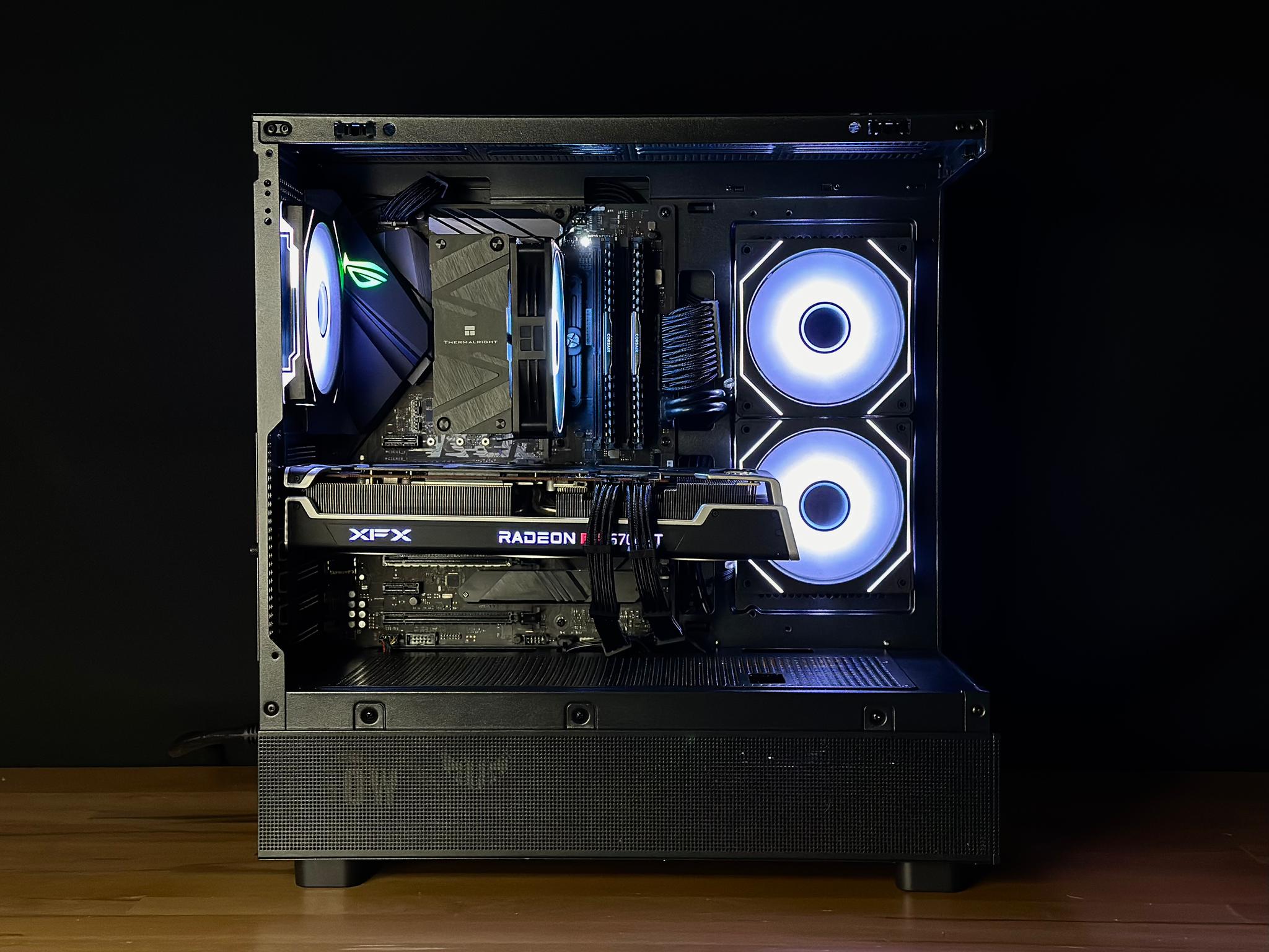 Side Swipe | 1440p Gaming/Streaming PC | AMD Ryzen 7 5700g, RX 6700xt, 1TB SSD, 16GB