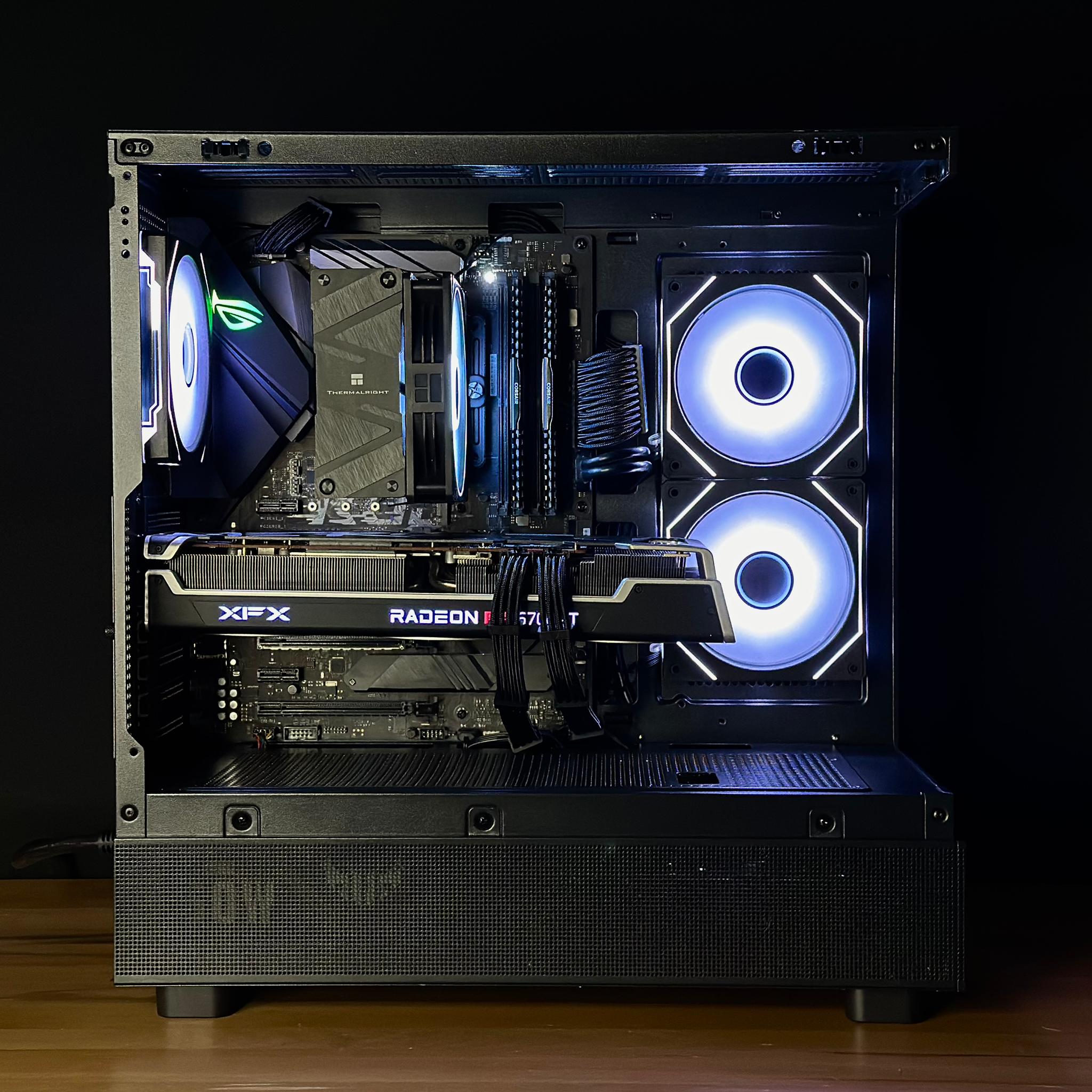 Side Swipe | 1440p Gaming/Streaming PC | AMD Ryzen 7 5700g, RX 6700xt, 1TB SSD, 16GB