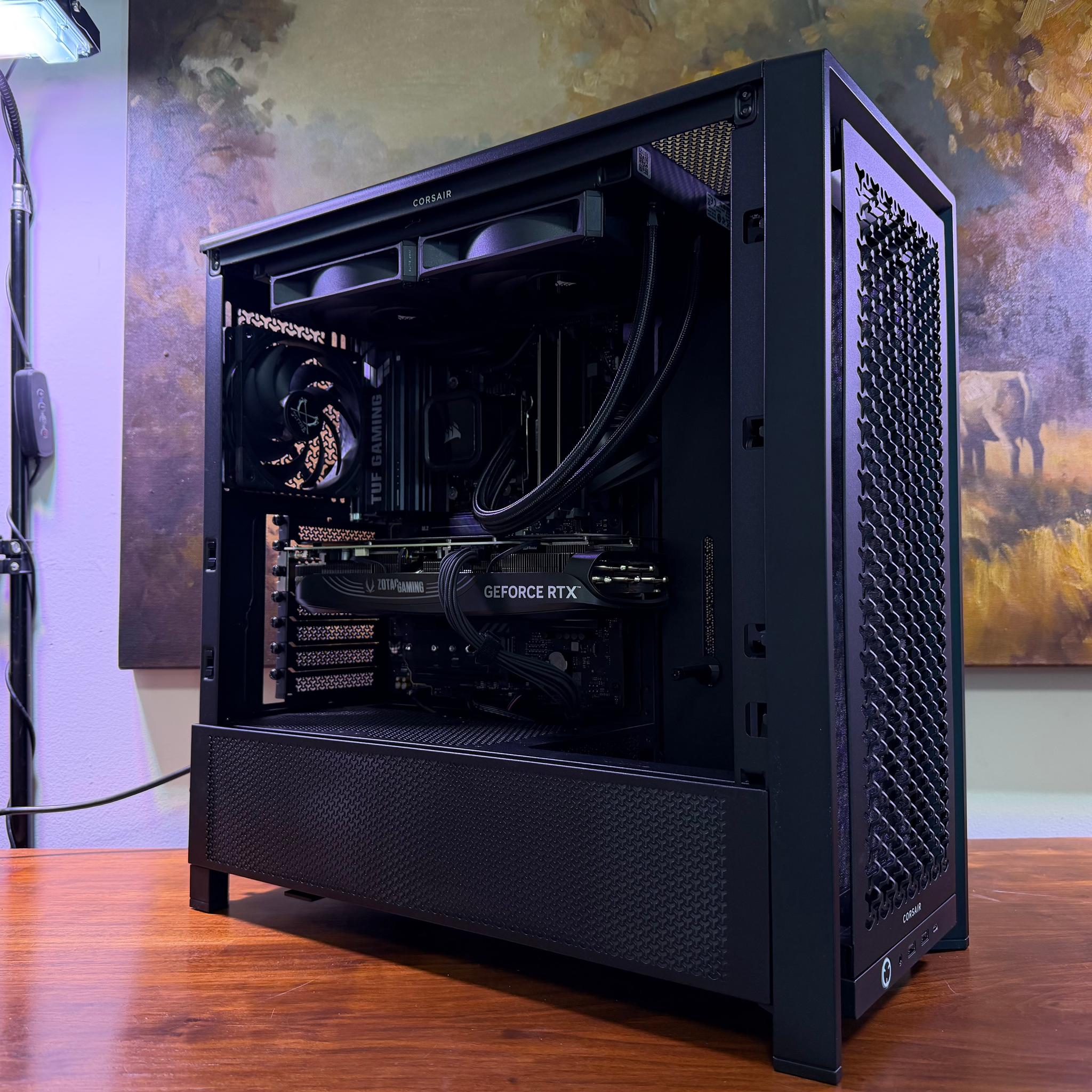 RTX 4070 Ti SUPER | Ryzen 7 7700X | 32GB DDR5-6000 | 2TB NVMe | Corsair H115i AIO | 850W Gold PSU