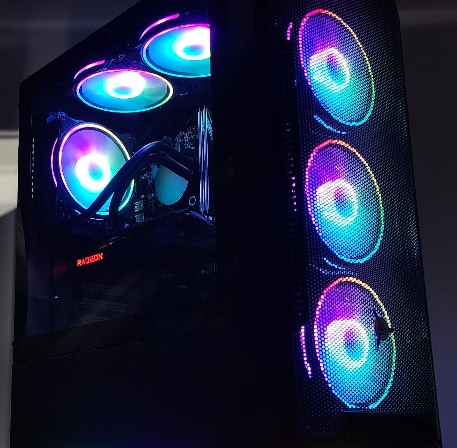 Gaming PC i5-10400 16GB RAM 1TB SSD RX 6500 XT 8GB Windows 11 Computer