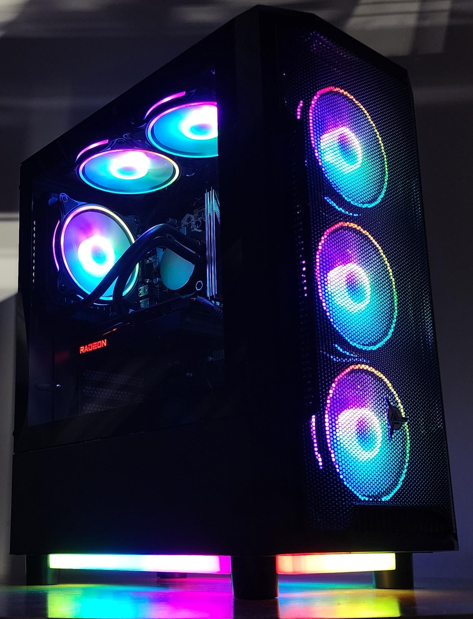 Gaming PC i5-10400 16GB RAM 1TB SSD RX 6500 XT 8GB Windows 11 Computer