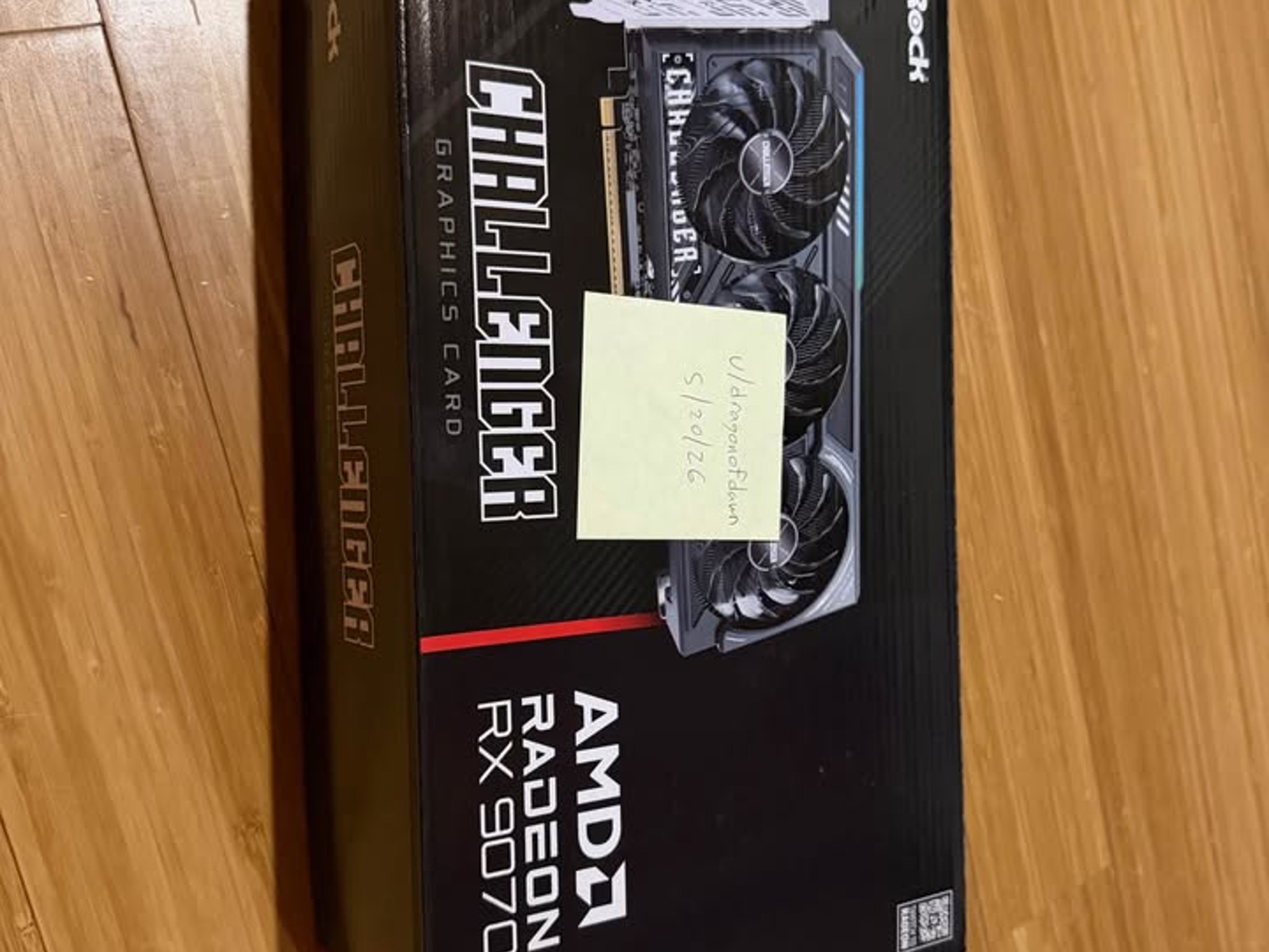 ASRock AMD Radeon RX 9070 XT Challenger Triple Fan 16GB GDDR6 PCIe 5.0 Graphics Card
