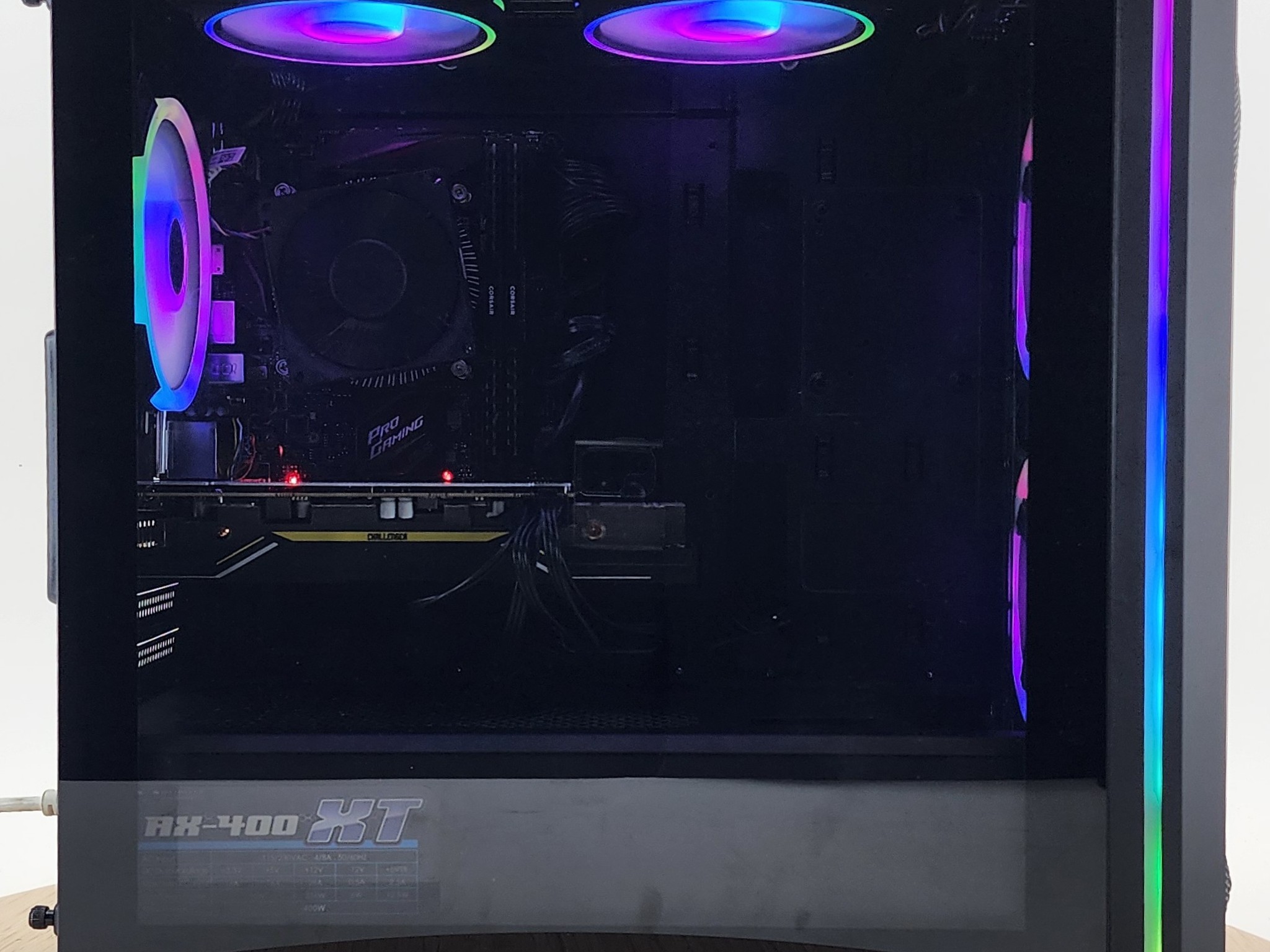 Gaming PC i7-7700 16GB RAM 256GB SSD+1TB HDD RX 5500 XT 4GB Windows 11 Computer