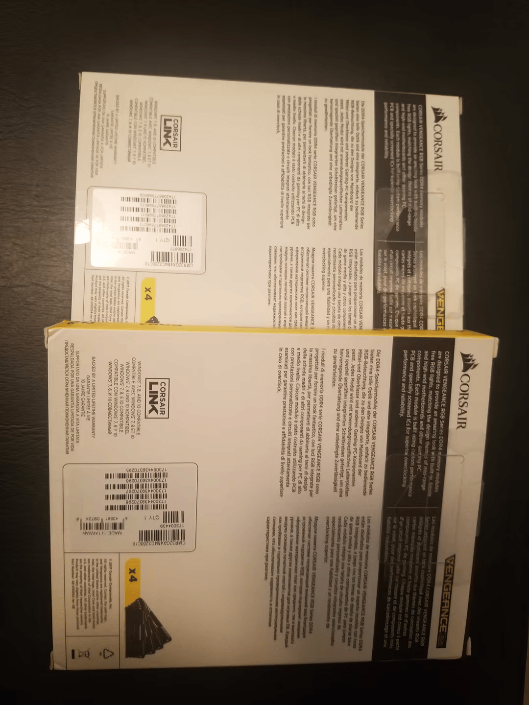 Corsair Vengeance 64 GB (8 x 8 GB) DDR4-3200 CL16 Memory