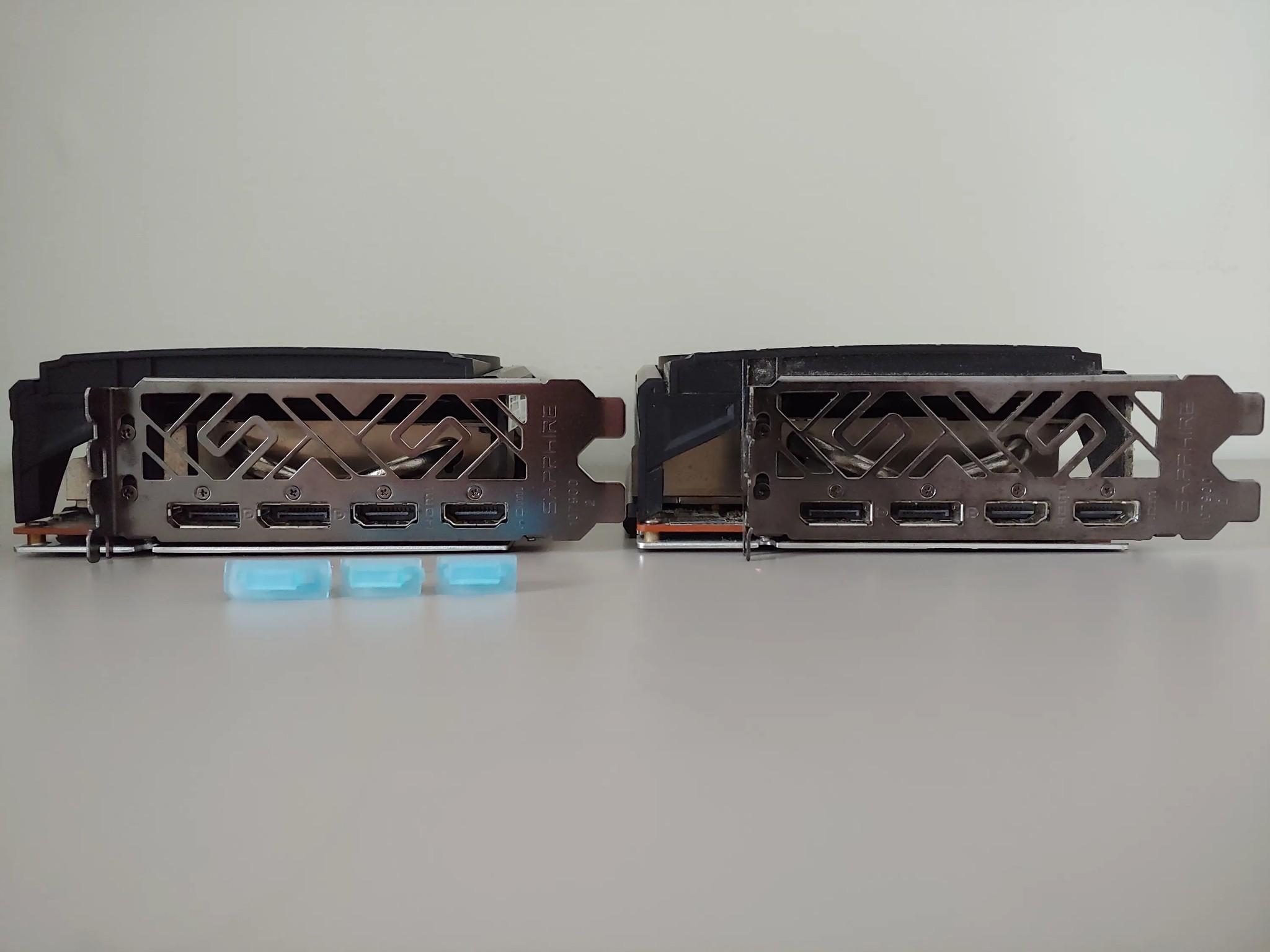 Lot of 8 AMD GPUs – RX 5700 XT (x6) + RX 580 (x2) – VBIOS Disk Included – Clean, Working, A/C Stored