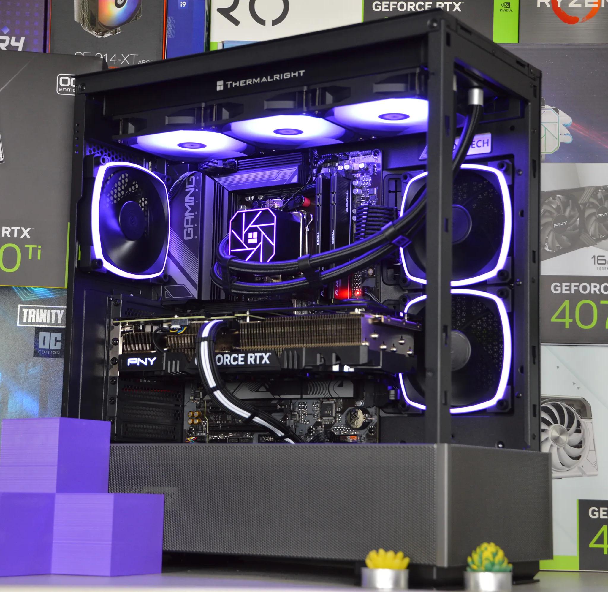 ⚡🌌| RTX 4070 Ti SUPER 16GB| Ryzen 7 7700X | 32GB DDR5 RAM | 1TB + 4TB GEN 4 SSD | Electric Vortex |