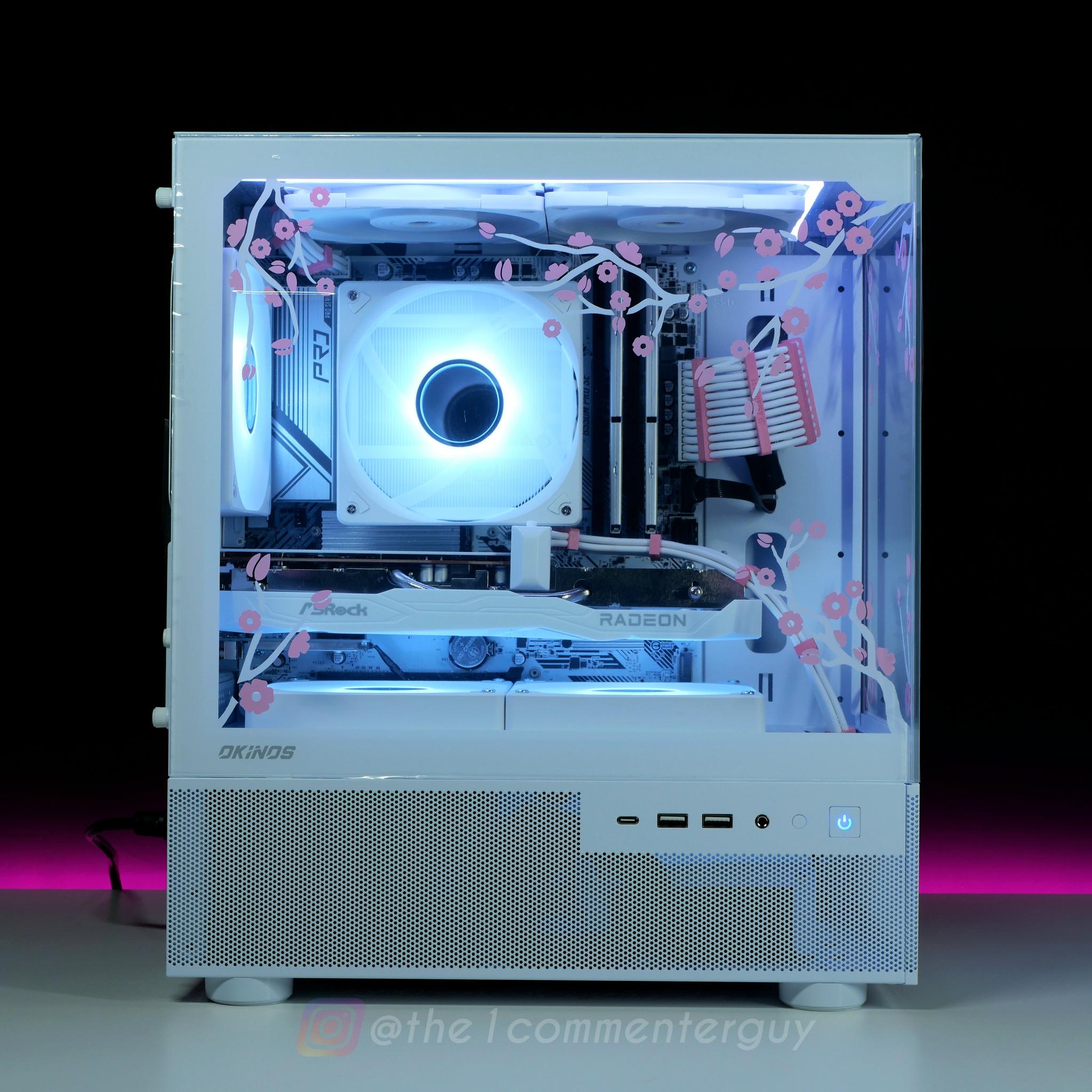 Lil Blossom 🌸|🤍 Ryzen 5600, RX 6600, 32gb ram, 1TB 4.0 nvme