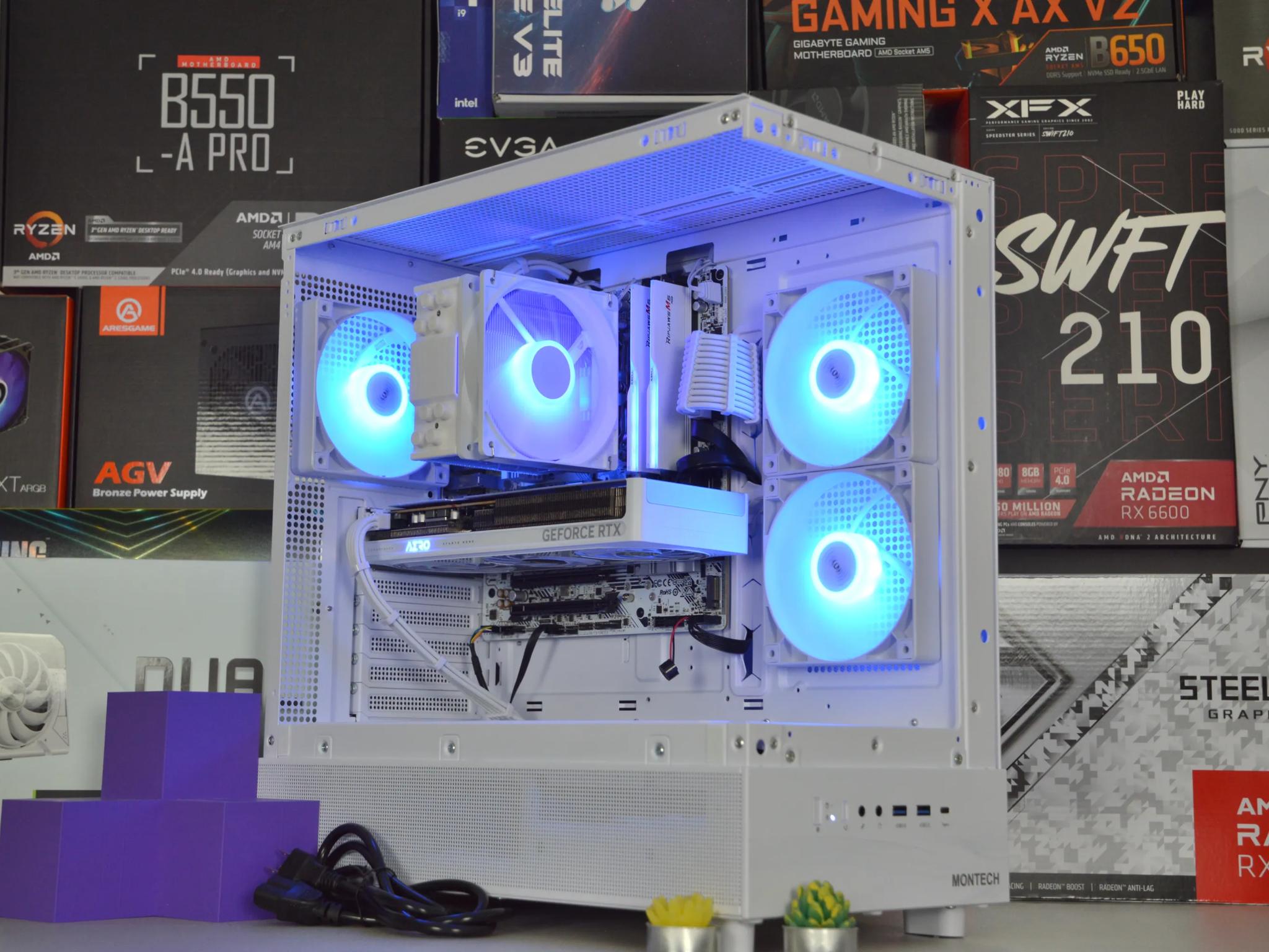 |🌨️White Ocean🌨️| RTX 5060 8GB| Ryzen 5 8400F | 32 GB DDR5 RAM | 1TB NVME SSD |