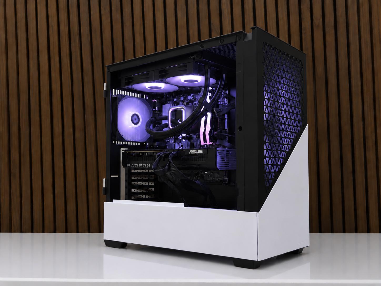 TEAM RED V2 Gaming PC | RX 9070XT 16GB | 7700 | 32GB DDR5 | Windows 11  WIFI | 1TB NVME