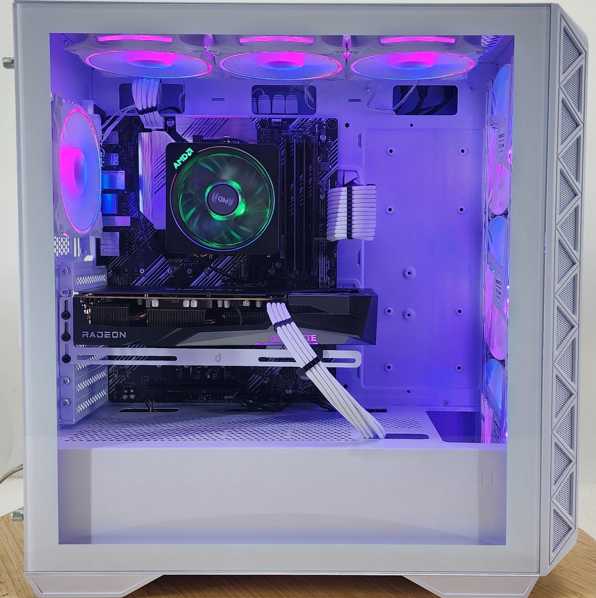 Gaming PC Ryzen 5 5500 16GB RAM 1TB SSD RX 7600 8GB Windows 11 Computer