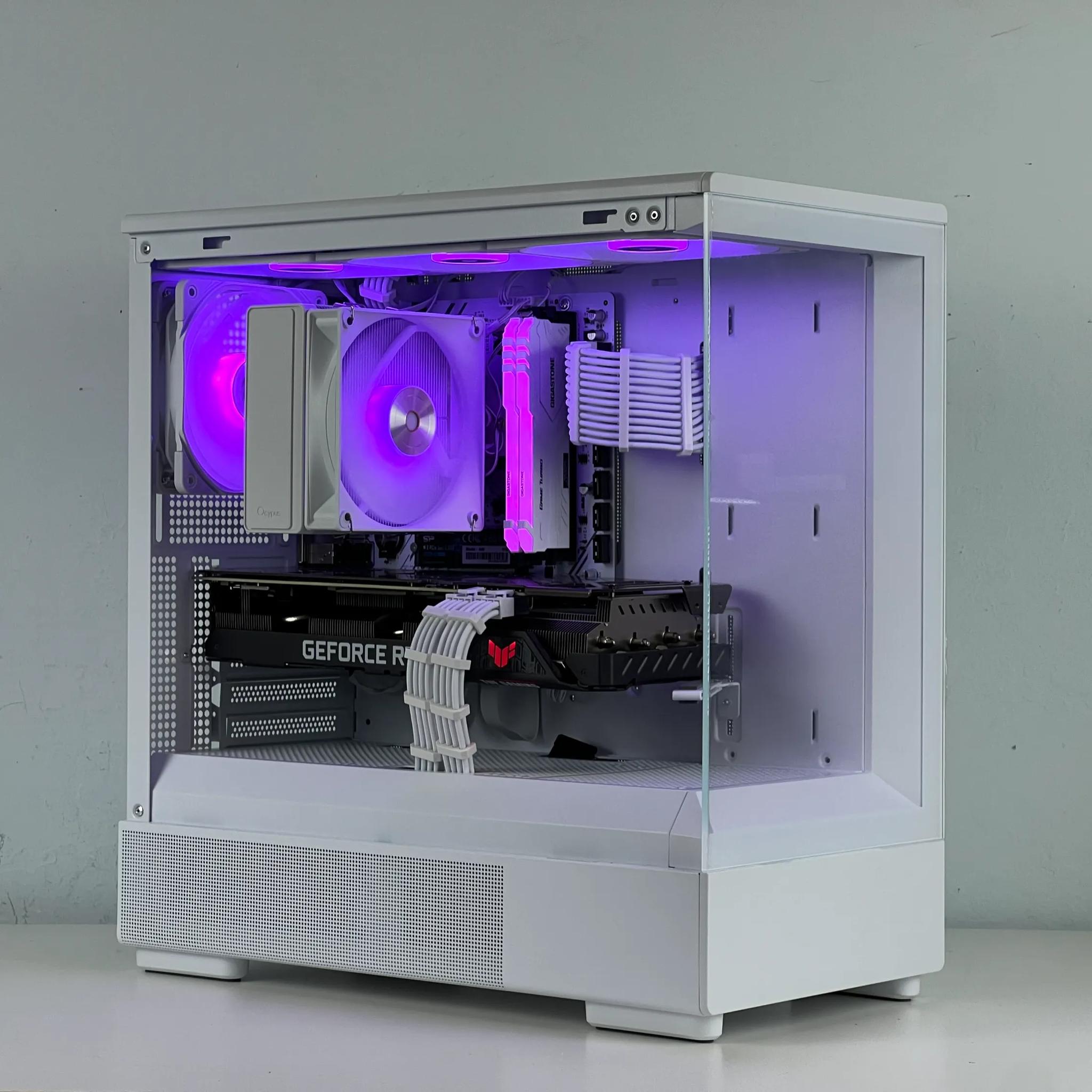 Clean White Gaming PC | RTX 3070 | Ryzen 5 5600G | 1TB SSD | 32GB RAM