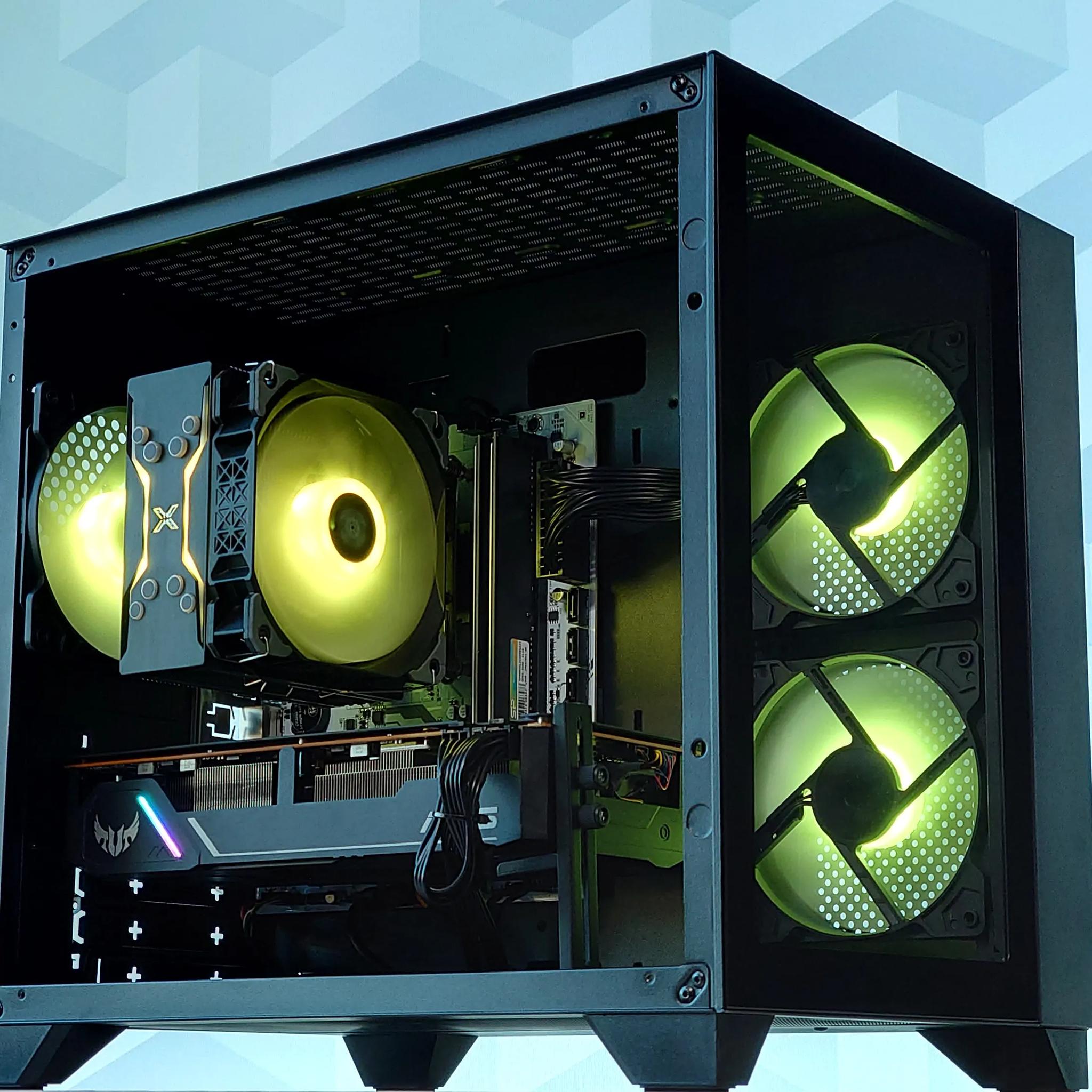 🩸🧯Gaming PC🚨AMD RX 5500 XT 8GB🚨AMD Ryzen 5 2600 🚨16GB DDR4🚨500GB SSD NVME