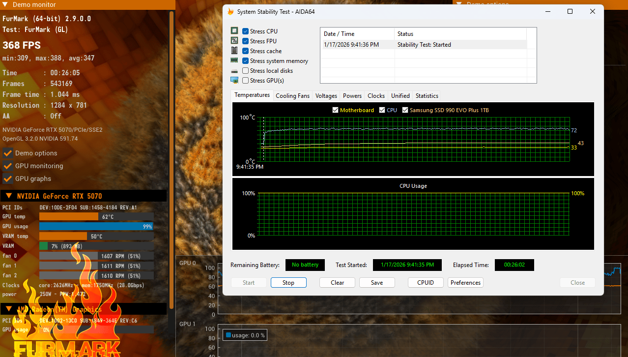 9600x+5070 Fractal North White Build for 1440P/4K gaming
