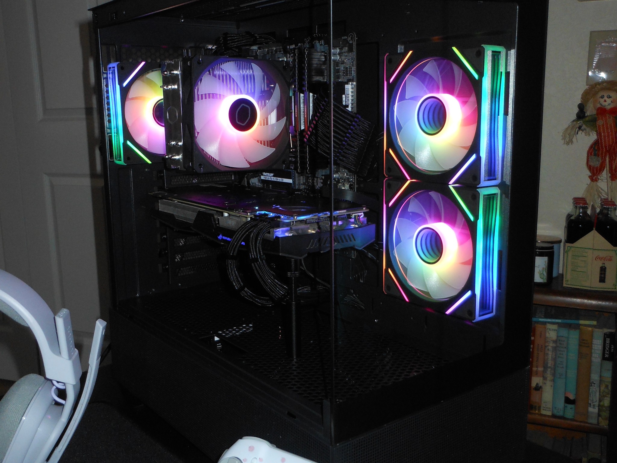 Gaming PC // ROG Strix 1080 // Ryzen 3600 // 500GB NVME SSD // 16GB DDR4 Ram // ARGB
