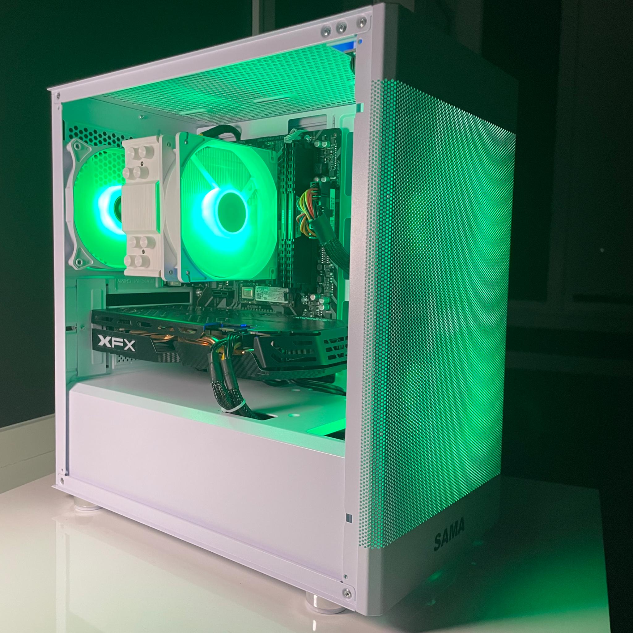 🤍🩵Ryzen 2600|XFX 580|768gb Storage|16GB RAM🩵🤍