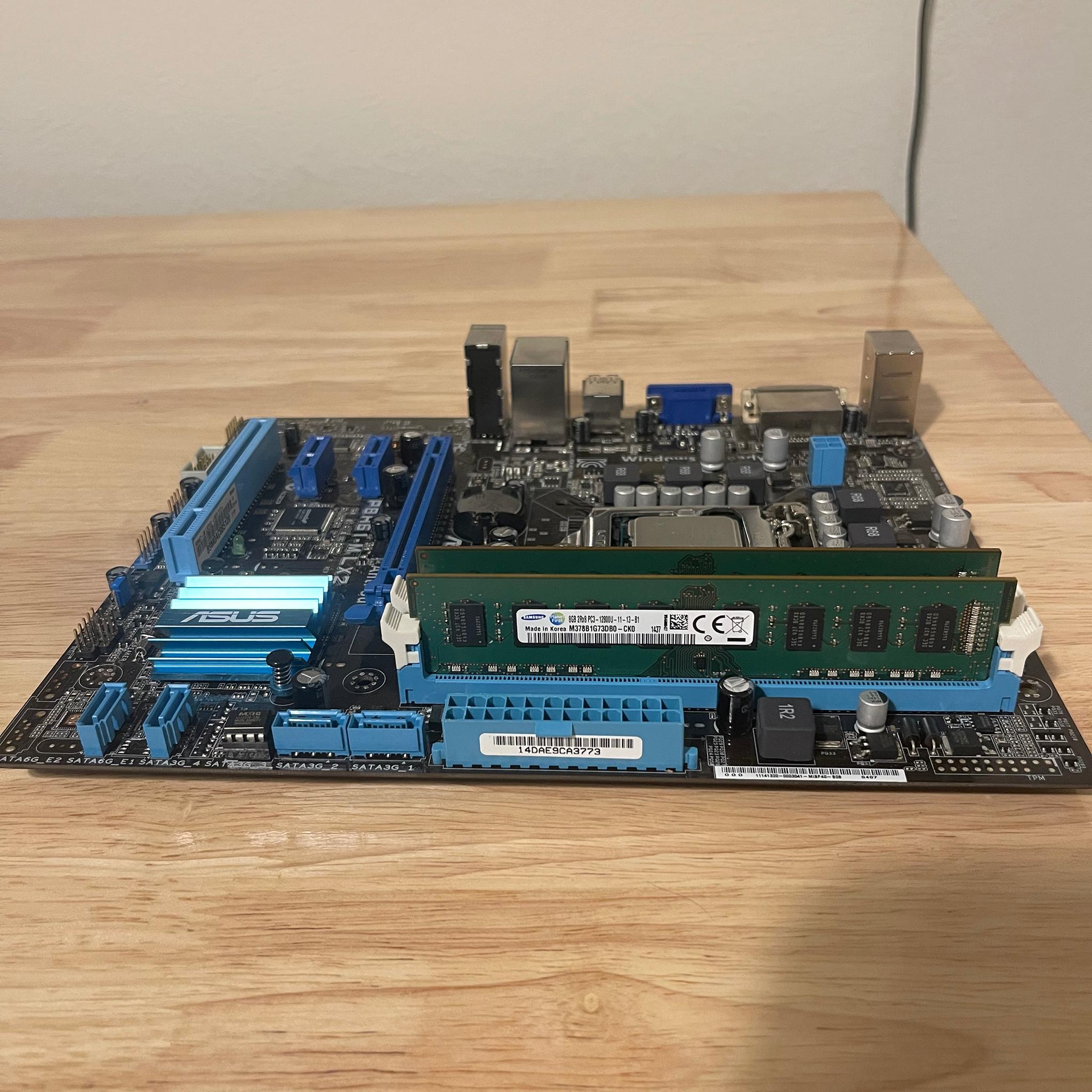 ASUS P8H61-M+i7-2600K+16GB Ram