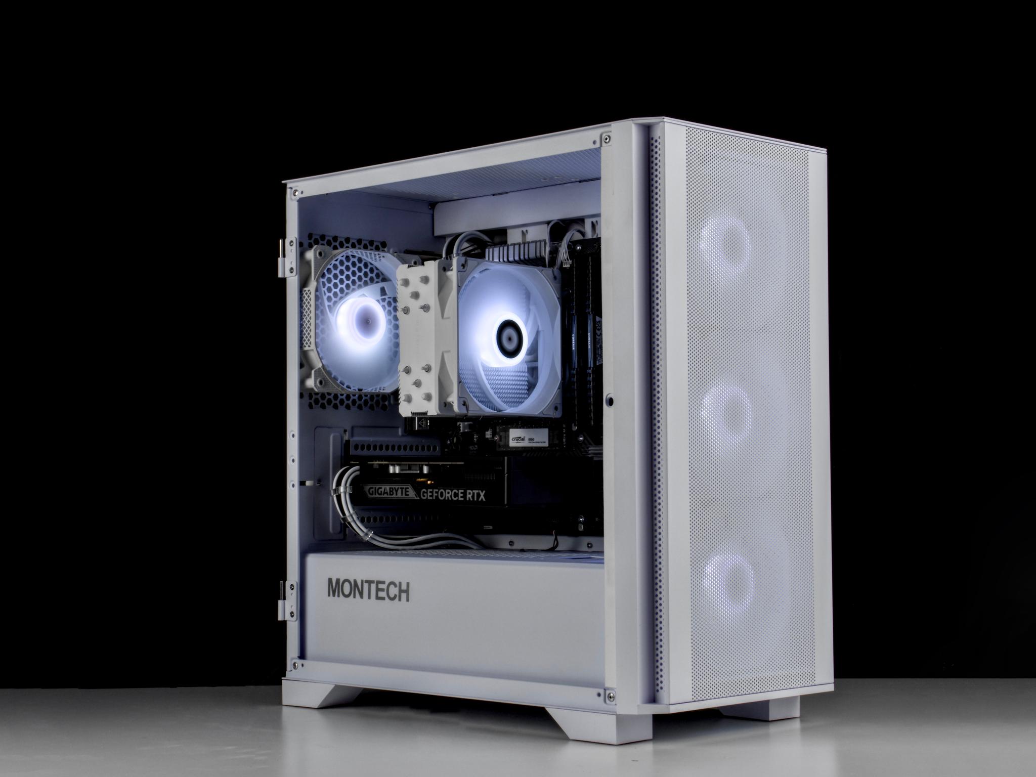 🧊❄️🧊 White Gaming PC – RTX 5060 , Ryzen 5 5500, 16GB RAM, 1TB SSD - WiFi, BlueTooth 🧊❄️🧊
