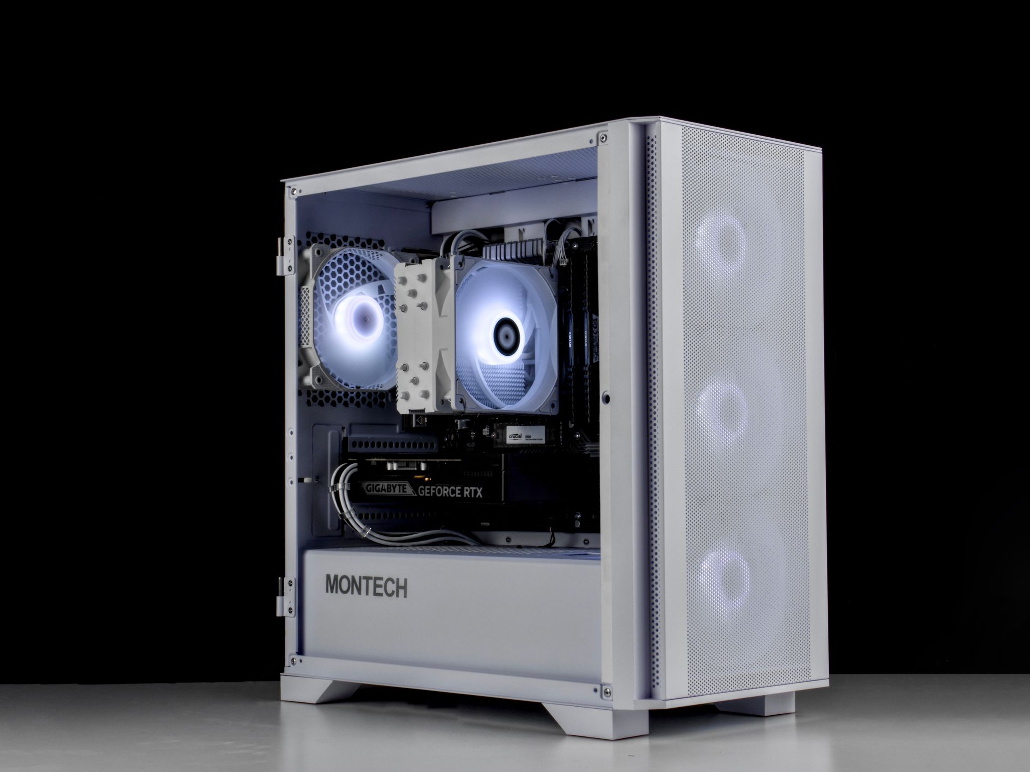 🧊❄️🧊 White Gaming PC – RTX 5060 , Ryzen 5 5500, 16GB RAM, 1TB SSD - WiFi, BlueTooth 🧊❄️🧊