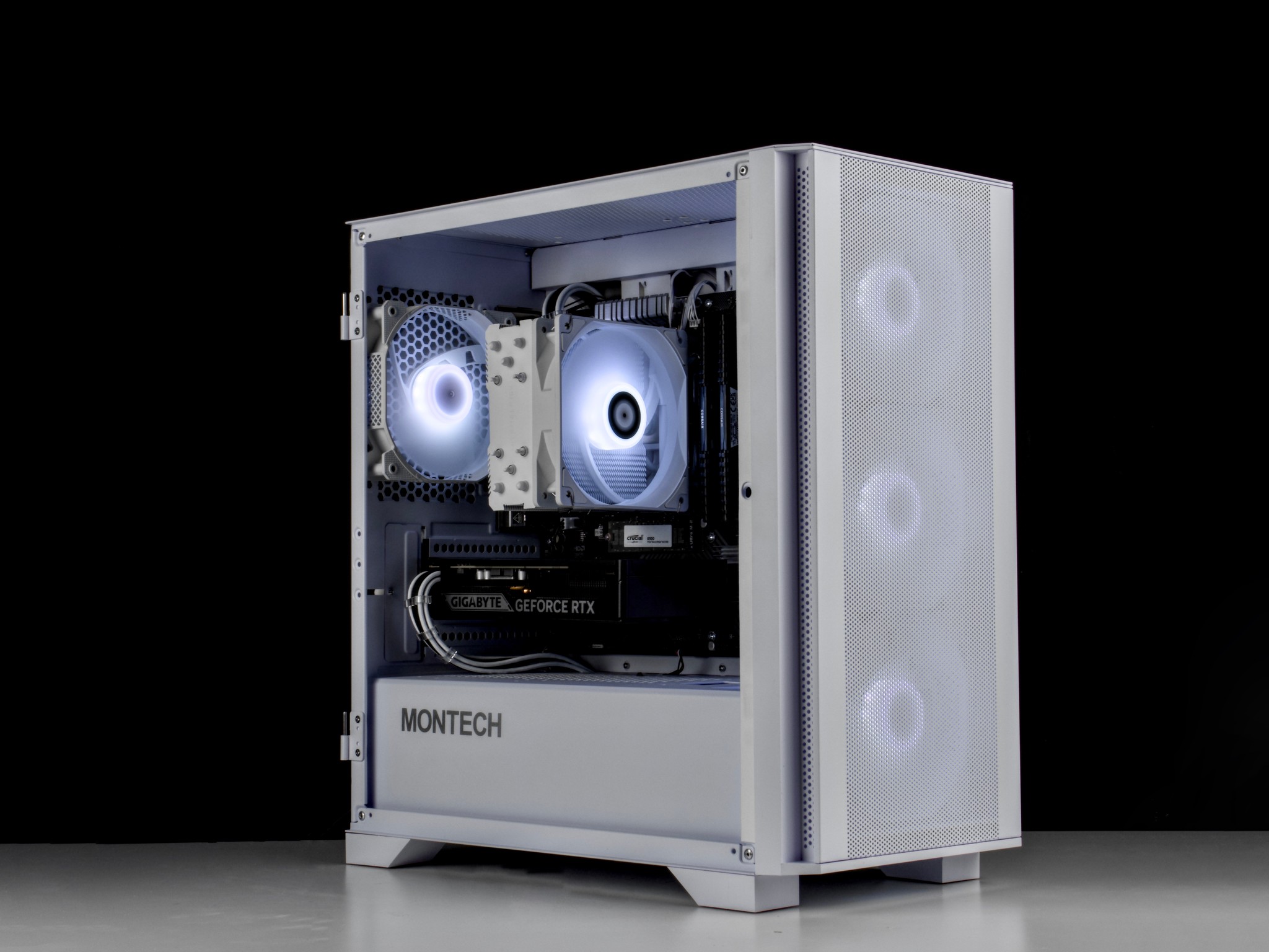 🧊❄️🧊 White Gaming PC – RTX 5060 , Ryzen 5 5500, 16GB RAM, 1TB SSD - WiFi, BlueTooth 🧊❄️🧊