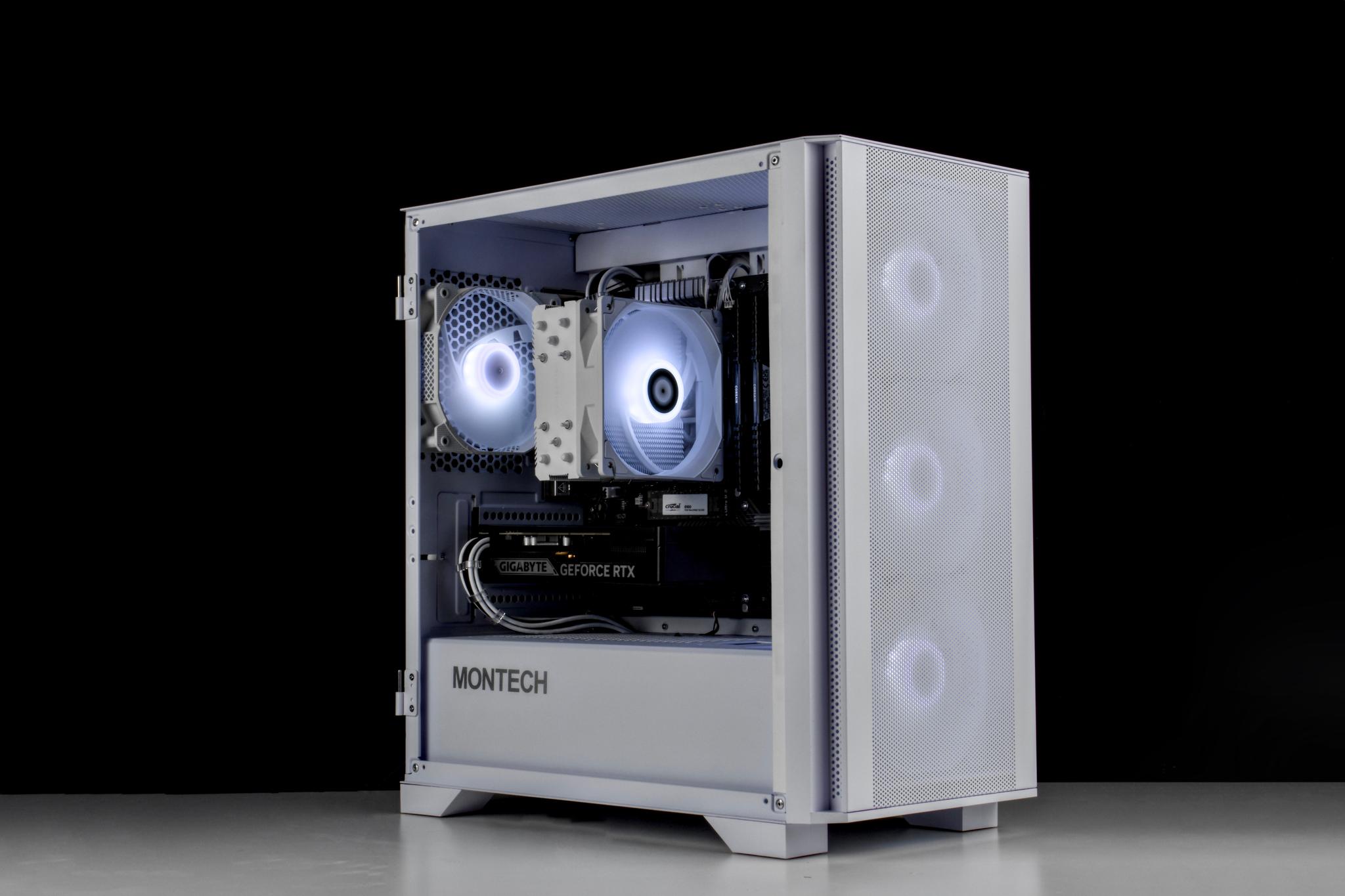 🧊❄️🧊 White Gaming PC – RTX 5060 , Ryzen 5 5500, 16GB RAM, 1TB SSD - WiFi, BlueTooth 🧊❄️🧊