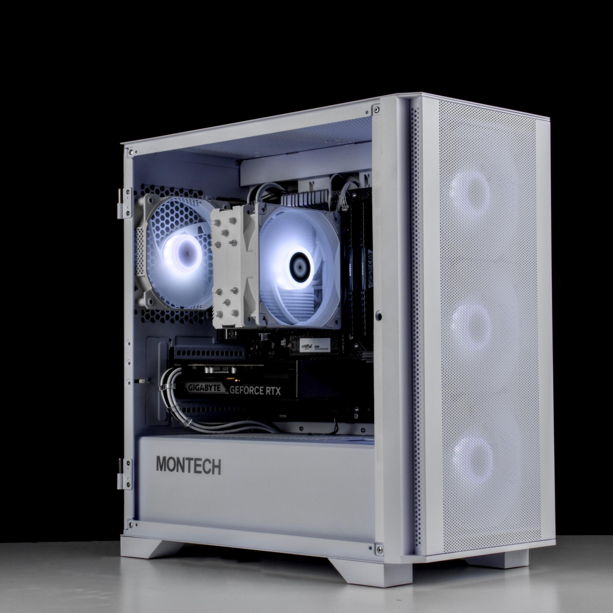 🧊❄️🧊 White Gaming PC – RTX 5060 , Ryzen 5 5500, 16GB RAM, 1TB SSD - WiFi, BlueTooth 🧊❄️🧊