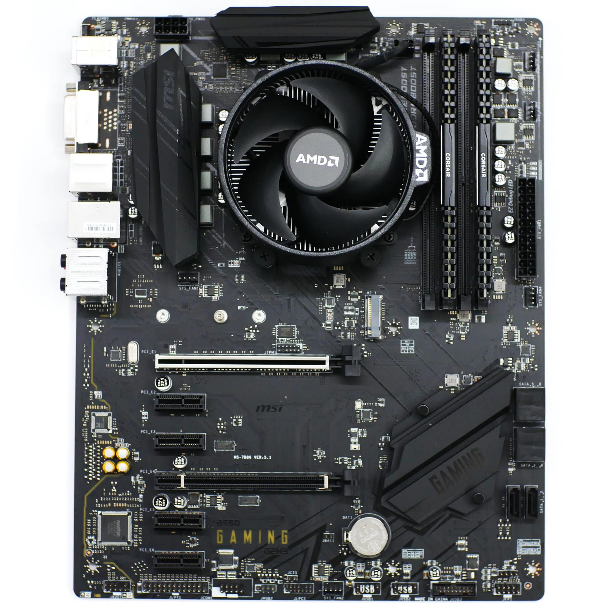 MSI B550 Gaming Motherboard AM4 | 5 5600G CPU | 16GB Corsair 3200mh