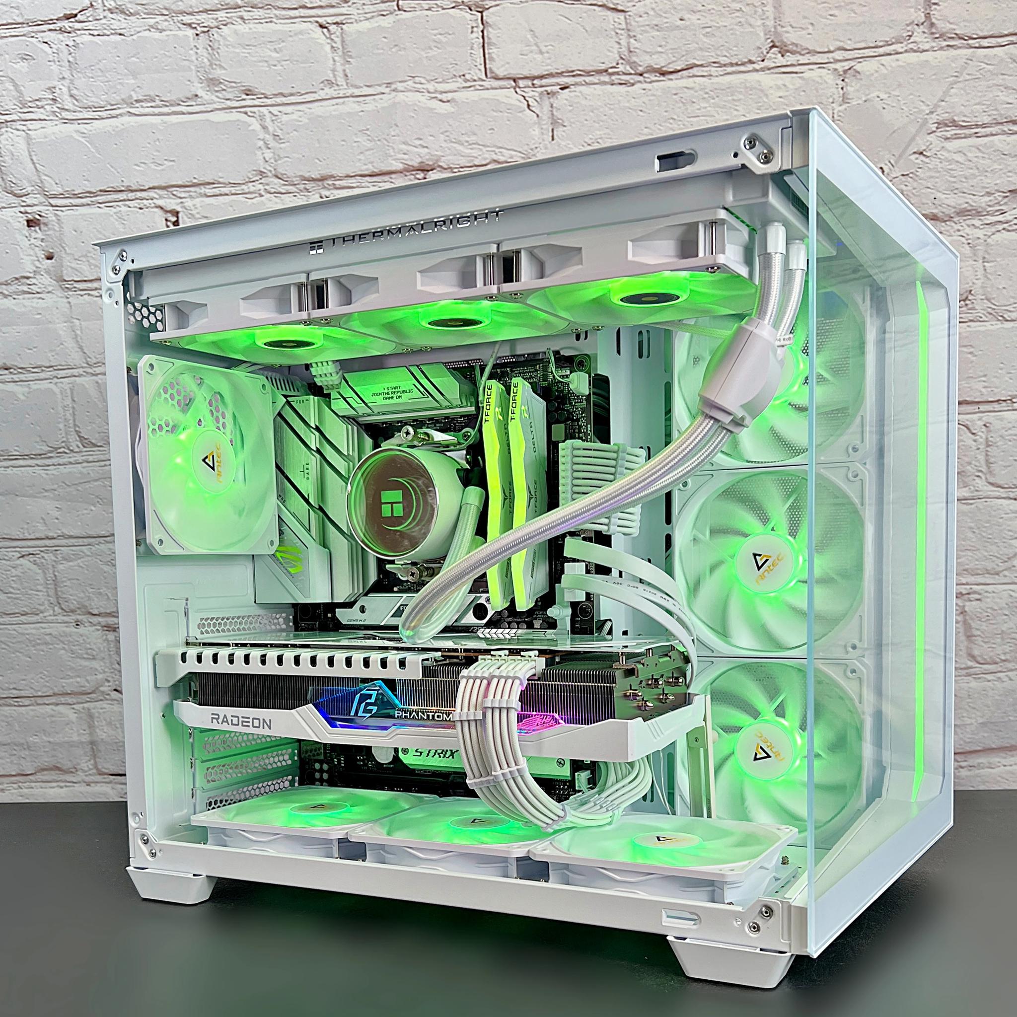 👻 Phantom 👻 RX 7900 XT Ryzen 7 7700X 32GB DDR5 4TB M.2 Win 11Pro Gaming PC 🤯