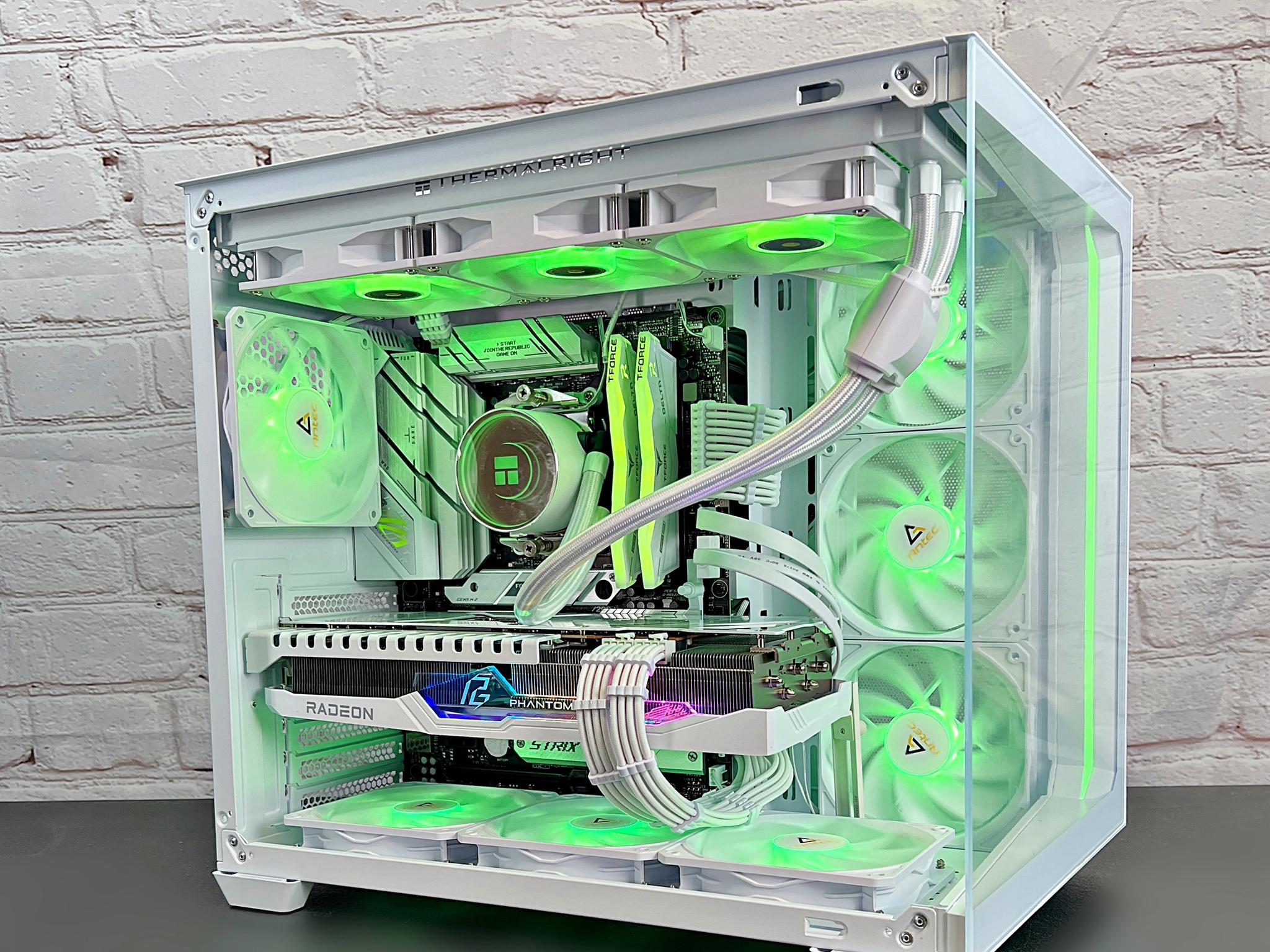 👻 Phantom 👻 RX 7900 XT Ryzen 7 7700X 32GB DDR5 4TB M.2 Win 11Pro Gaming PC 🤯