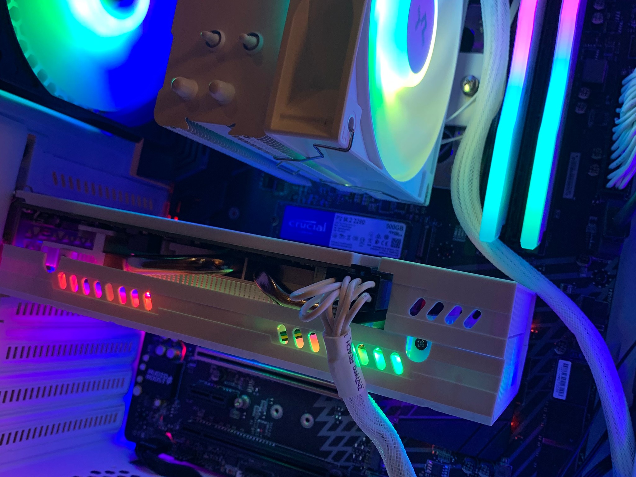 RTX 2060 SUPER 4K VR GAMING/EDITING/STREAMING PC i3-8350K 5Ghz 16GB RAM 500GB SSD WINDOWS WHITE RGB