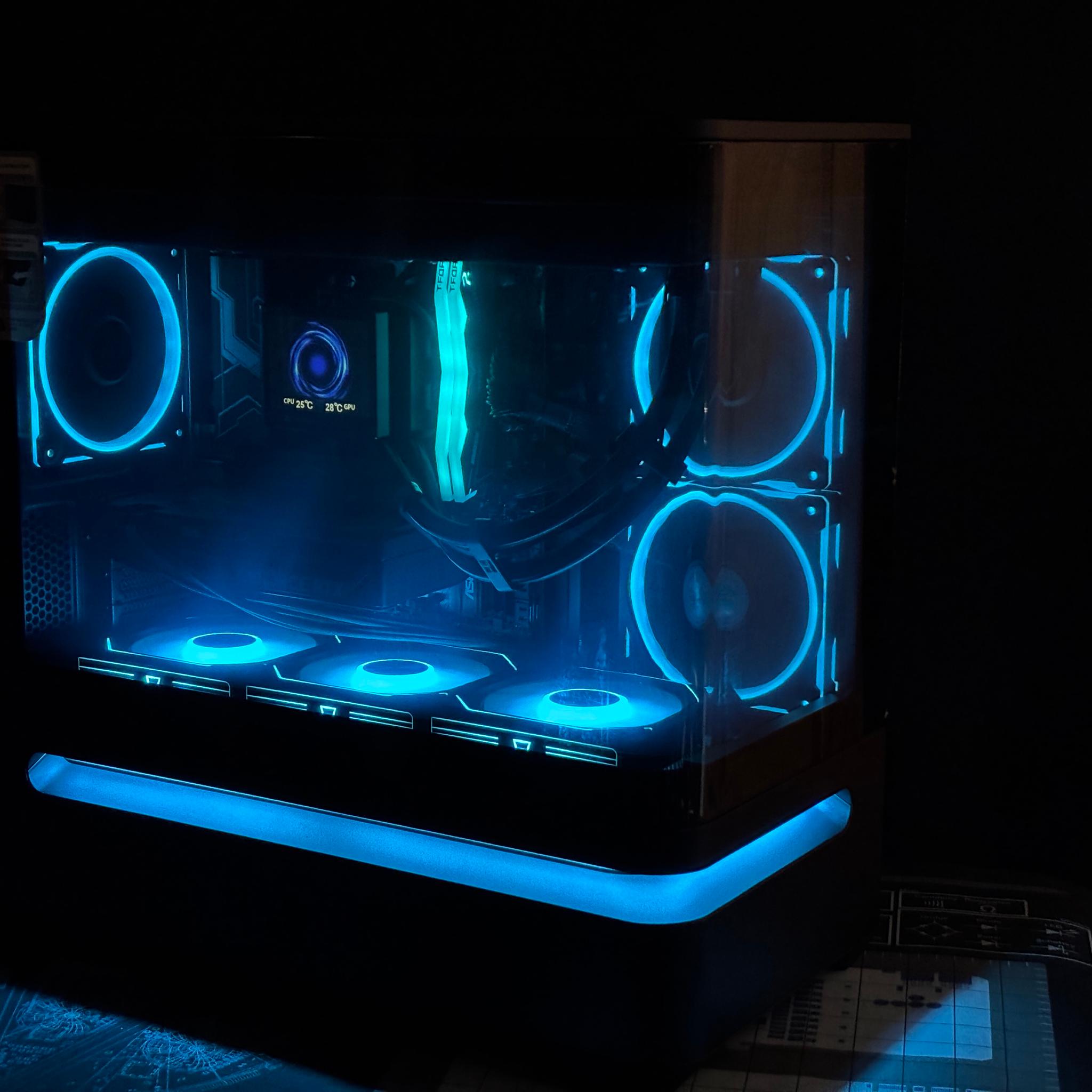 💙TRON PC💙 RTX 5060 | Ryzen 7600X | 16gb DDR5 | 1 TB M.2 SSD