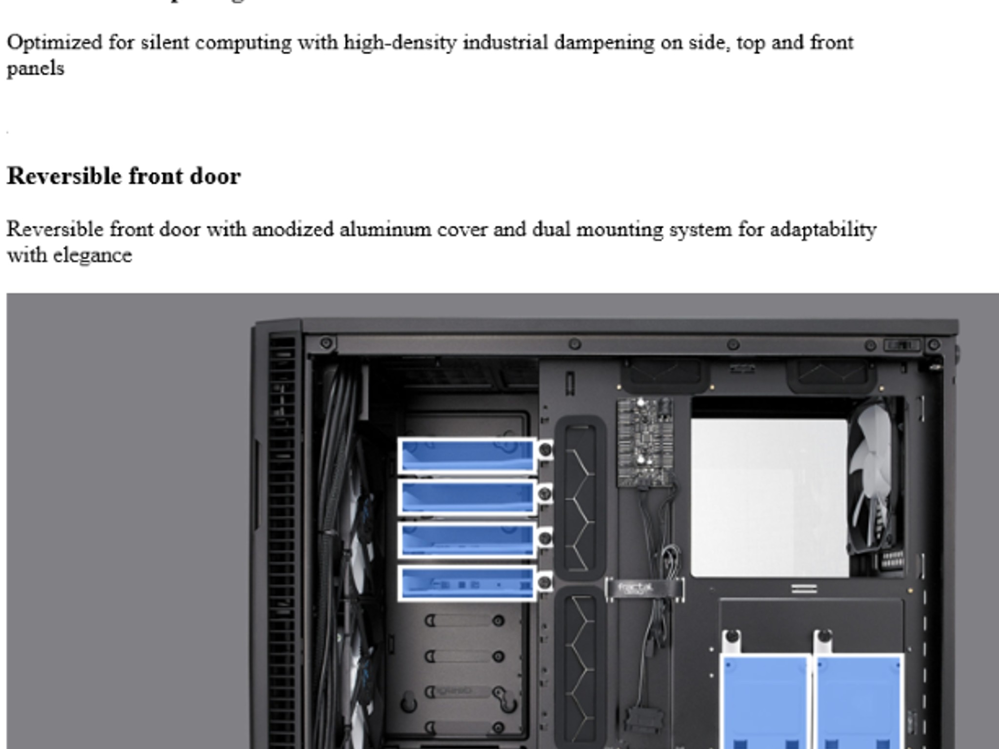Fractal Design Define R6 - Mid Tower Computer Case - Gunmetal Grey, Tempered Glass