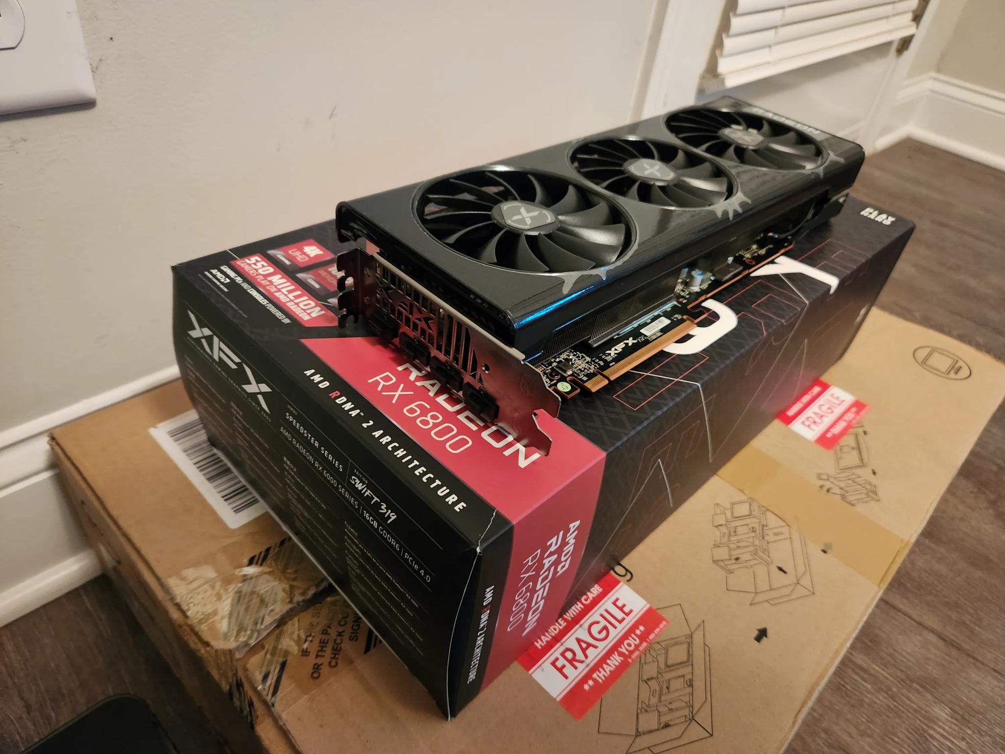 XFX RX6800 16GB Graphics Card Gamer Card