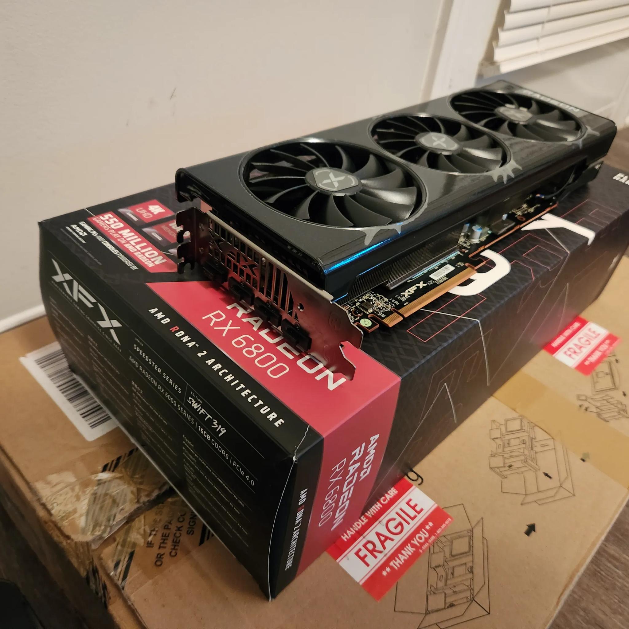XFX RX6800 16GB Graphics Card Gamer Card