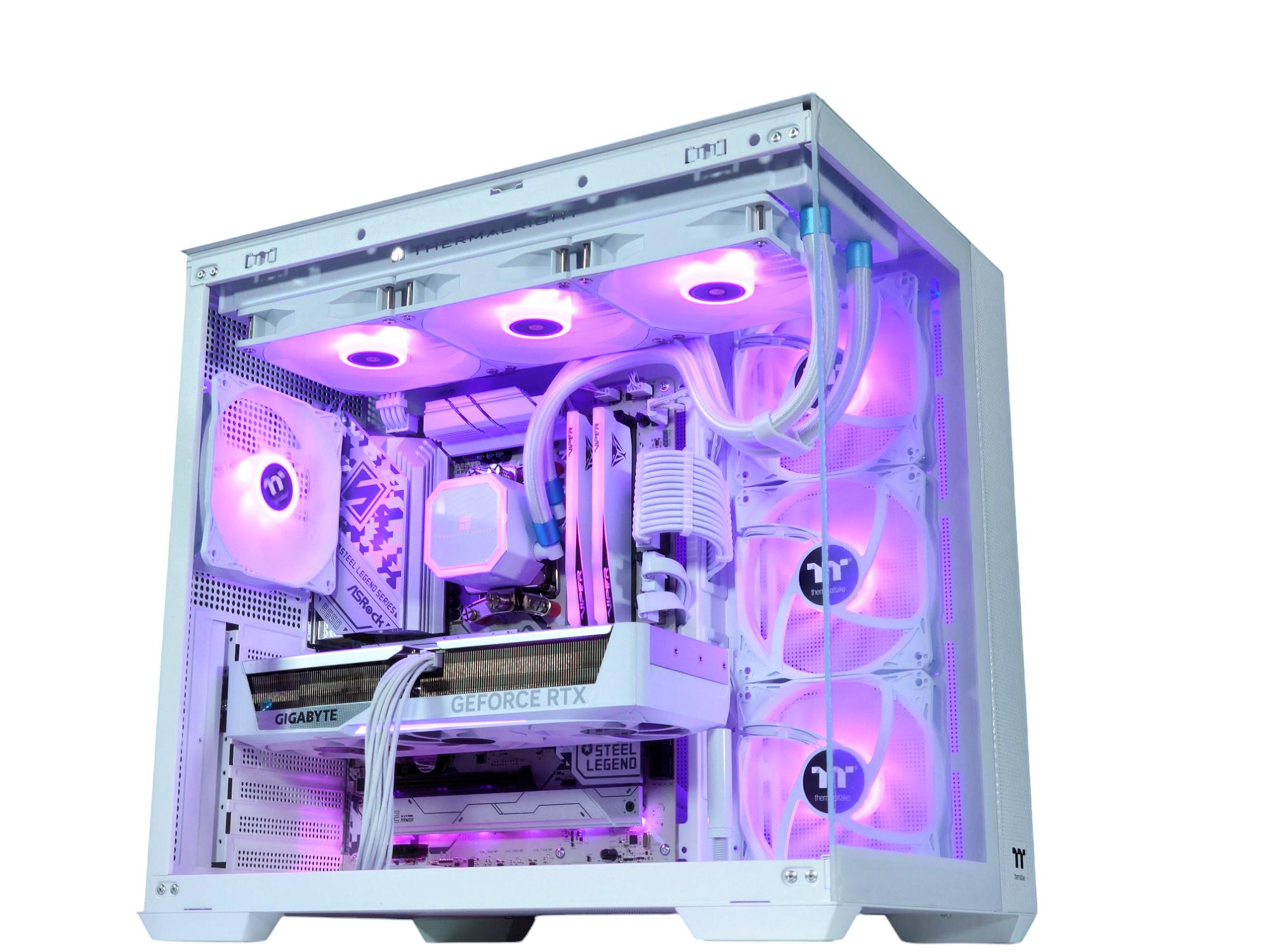 🧊🌊Glacius ❄️Gaming PC❄️Nvidia RTX 5070 12GB❄️AMD Ryzen 7 7700❄️32GB DDR5❄️1TB NVME