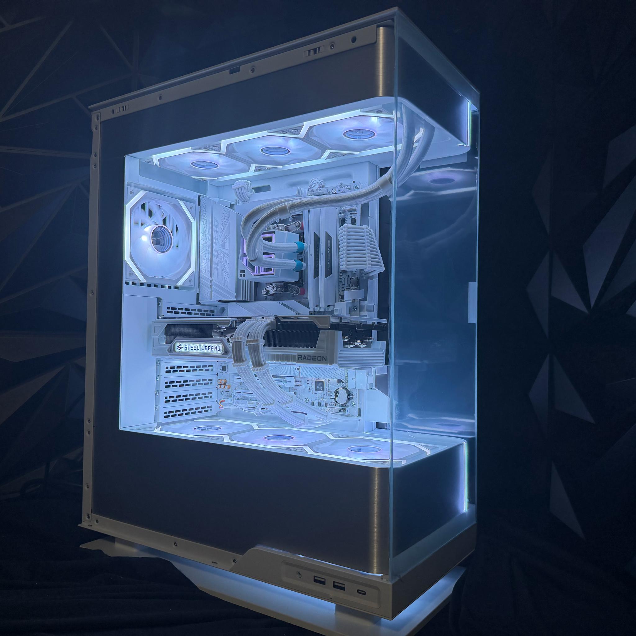🥛❄️ ARCTIC MILK ❄️🥛👑 Ryzen 9 7900X| RX 9070XT| 32 GB DDR5| 2.75 TB NVMe| 850W PSU