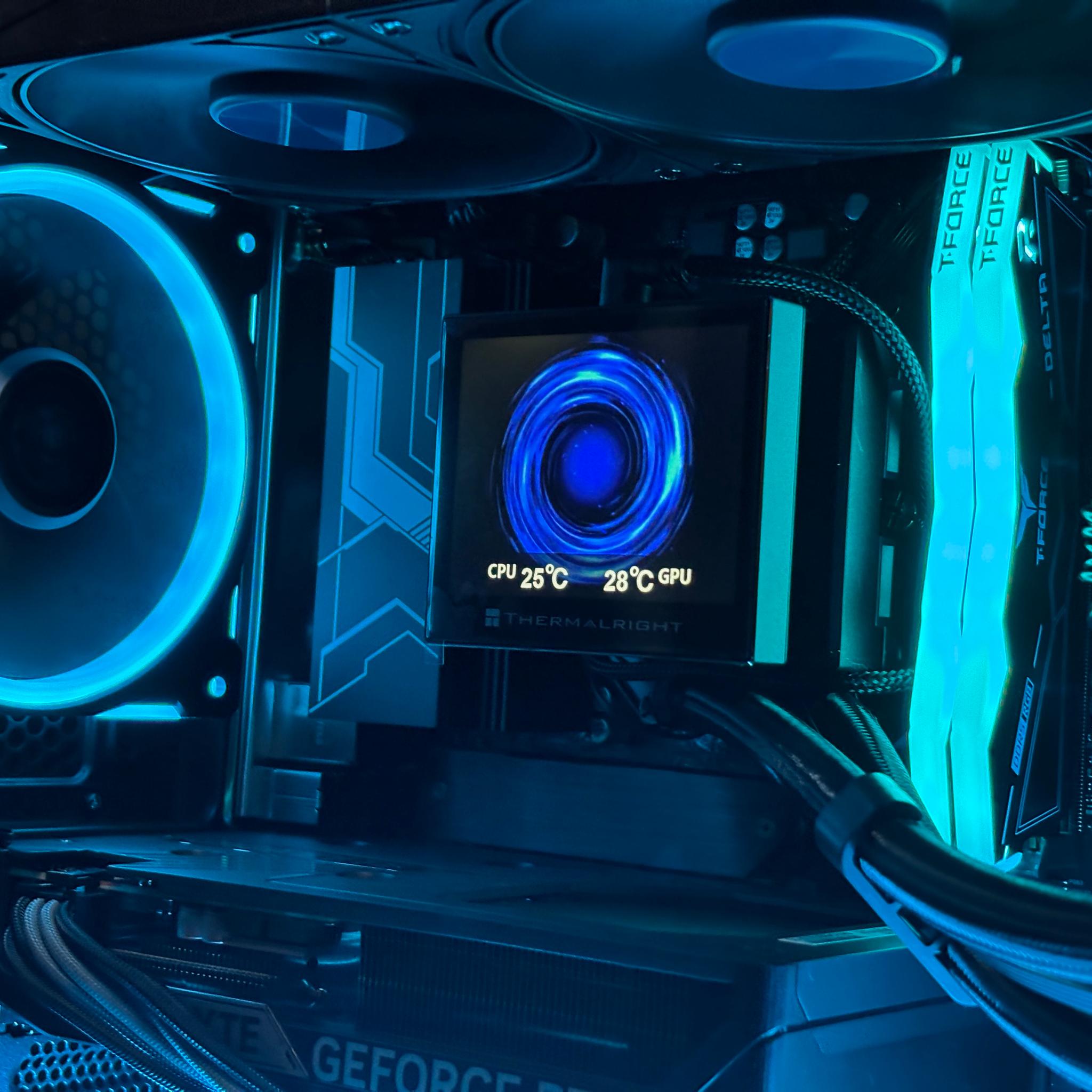 💙TRON PC💙 RTX 5060 | Ryzen 7600X | 16gb DDR5 | 1 TB M.2 SSD