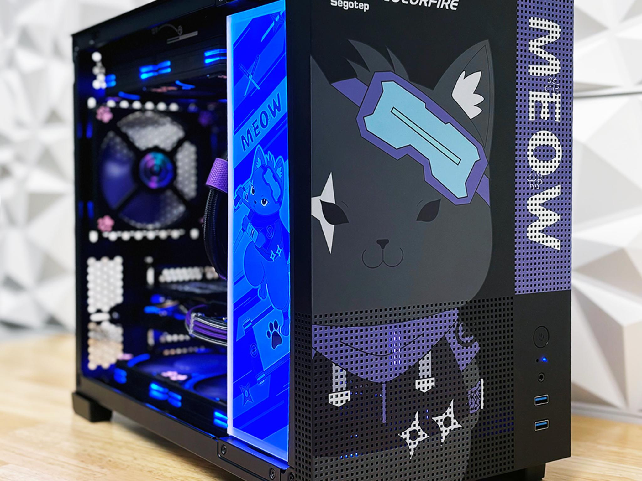 🥷🏾Nyan-Ja🥷🏾Gaming PC ⚔ RTX 4060 8GB 💜 i5-13400F ⚔ 32GB DDR5 💜 1T M.2 ⚔ Windows 11 Home