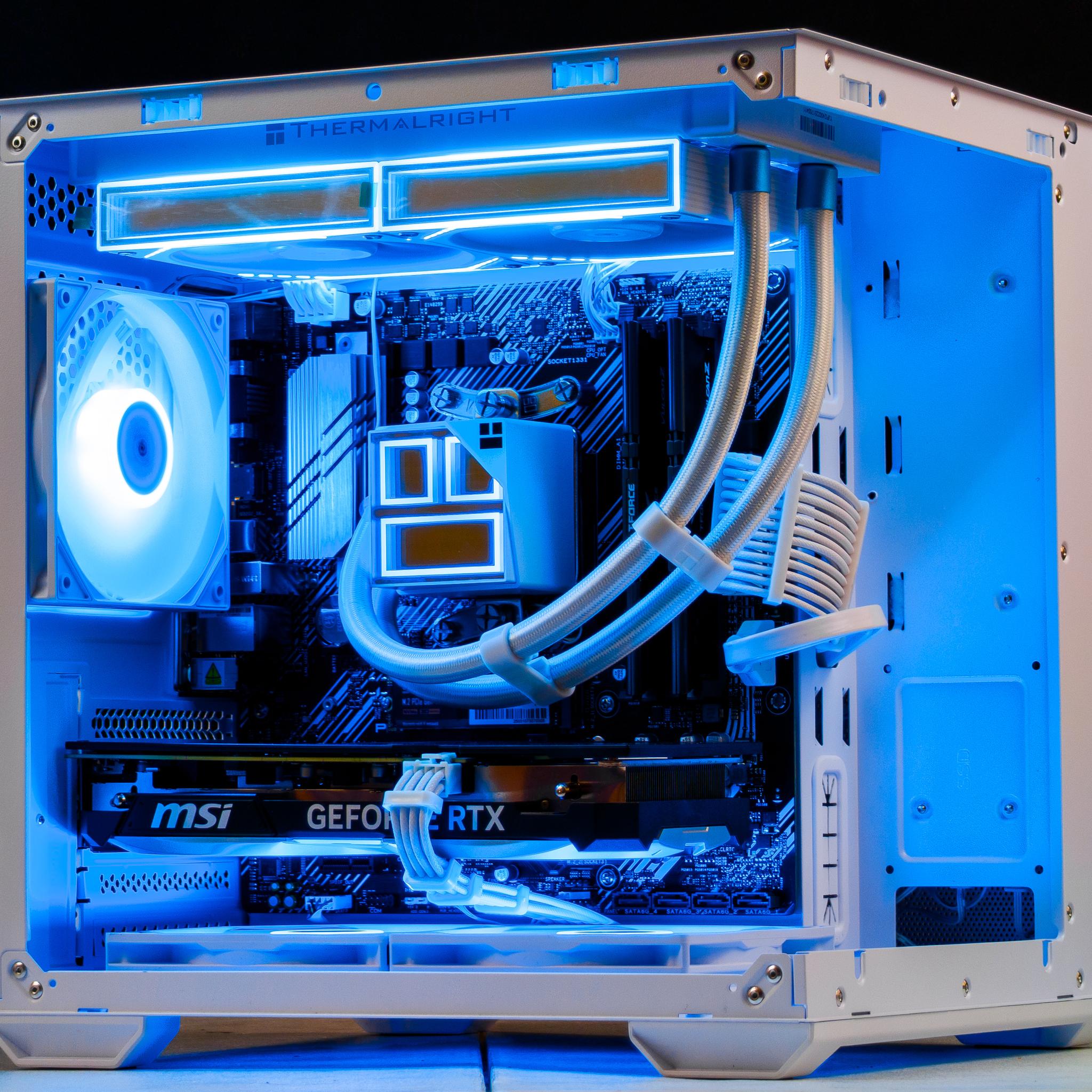 🤍🖤 RTX 4070 / Ryzen 7 5800X / 32GB Gaming PC 🖤🤍